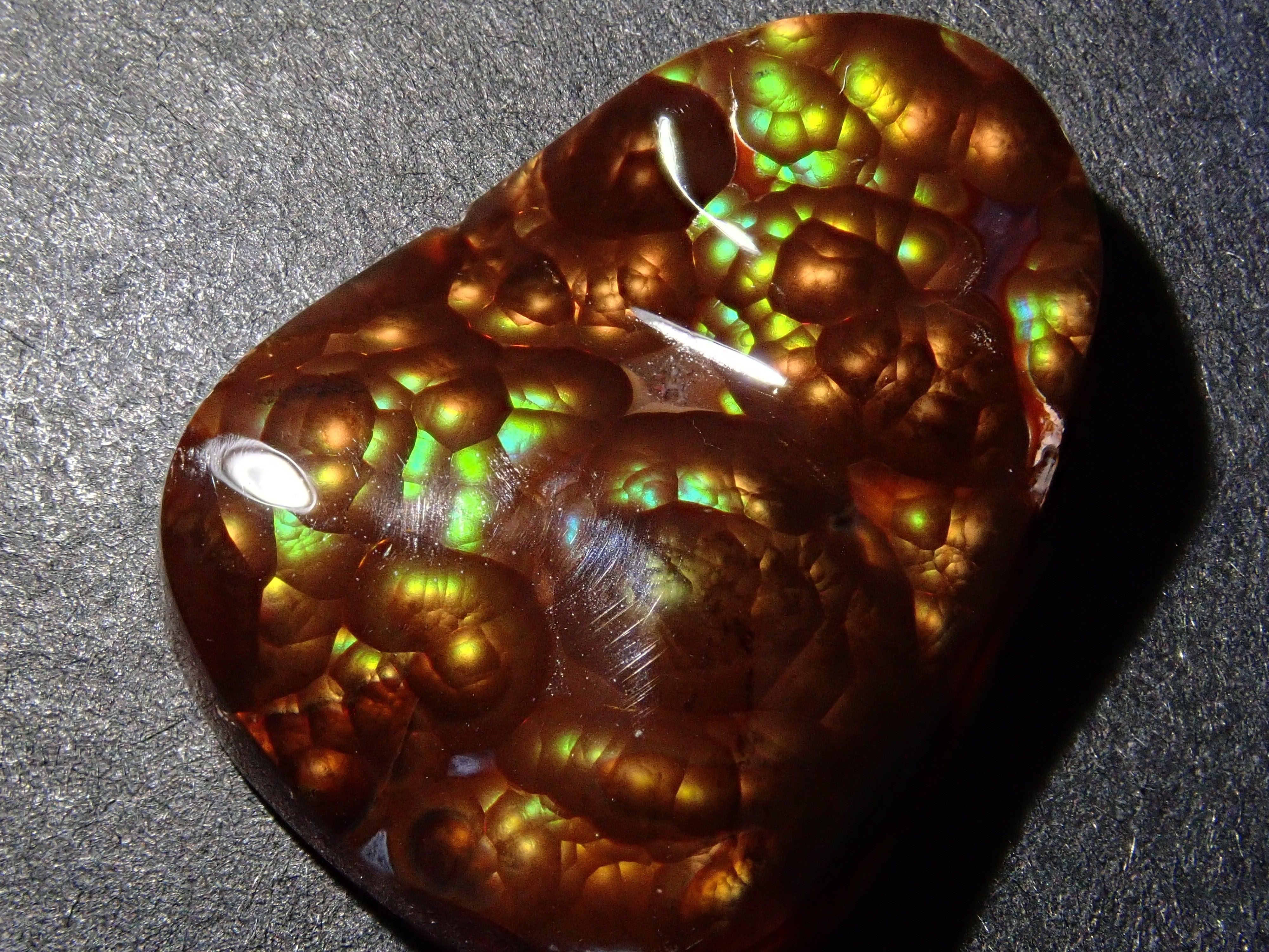 [12/6 22:00] Mexican Fire Agate 14.193ct Loose Stone