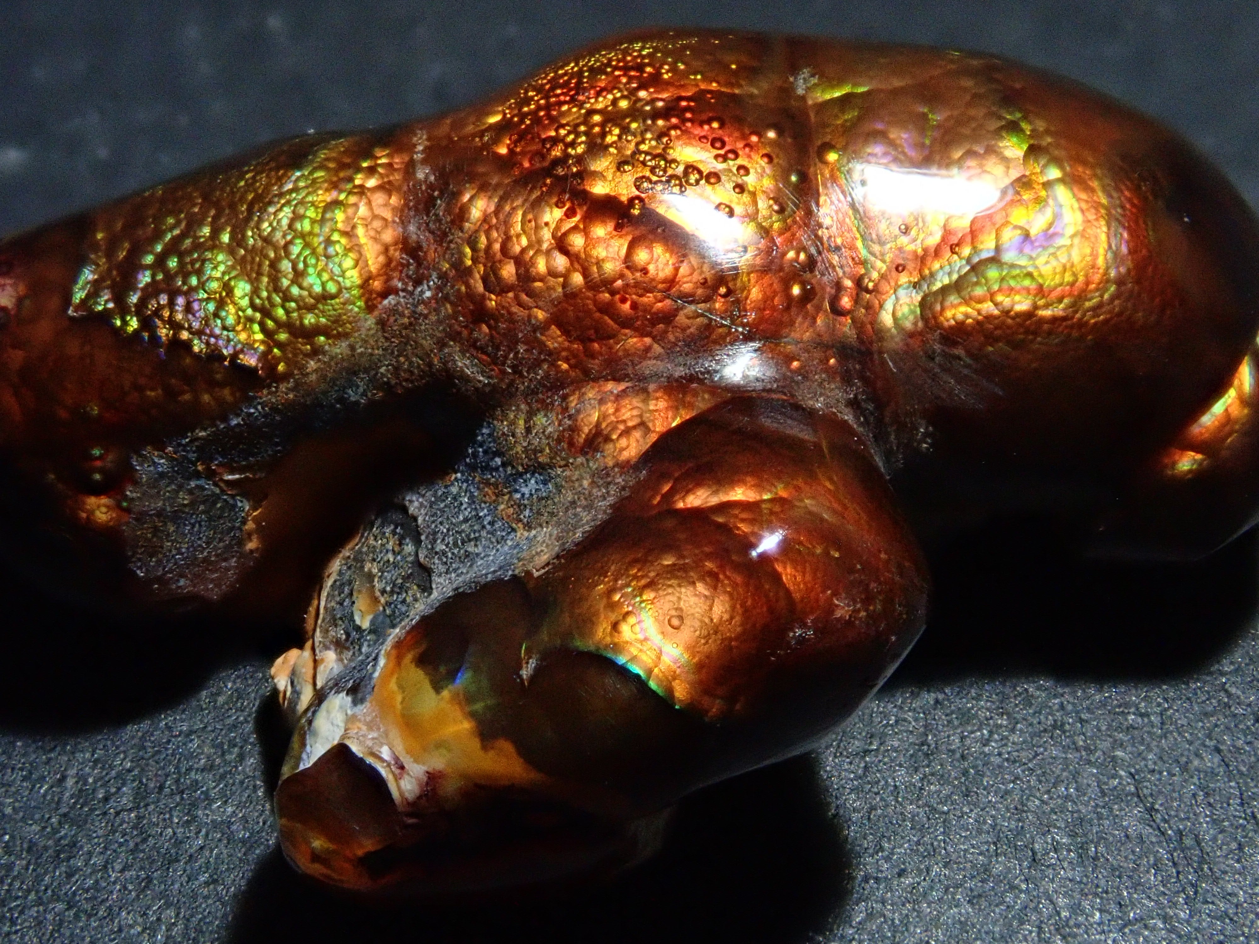 [12/6 22:00] Mexican Fire Agate 17.936ct Loose Stone