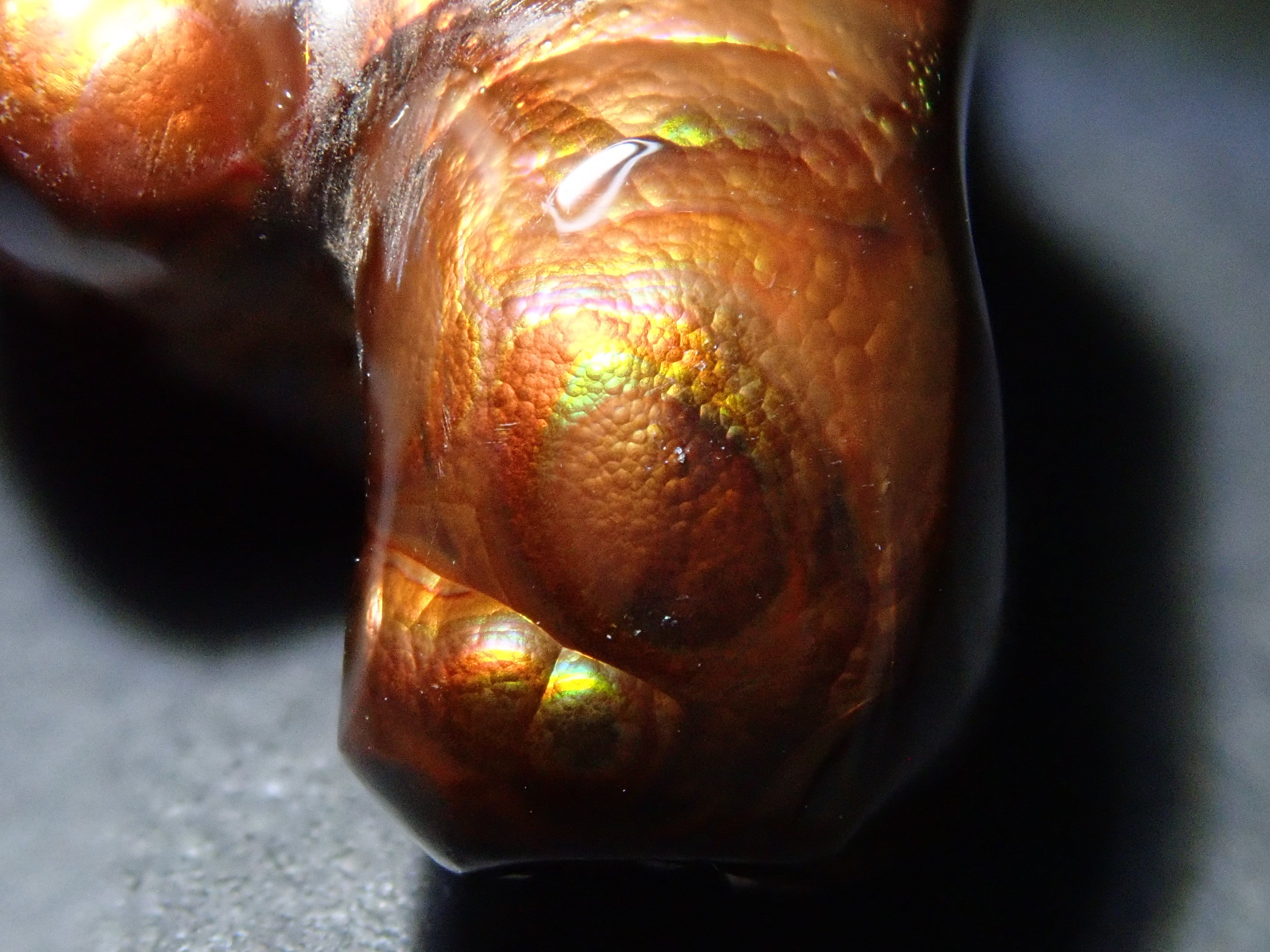 [12/6 22:00] Mexican Fire Agate 17.936ct Loose Stone