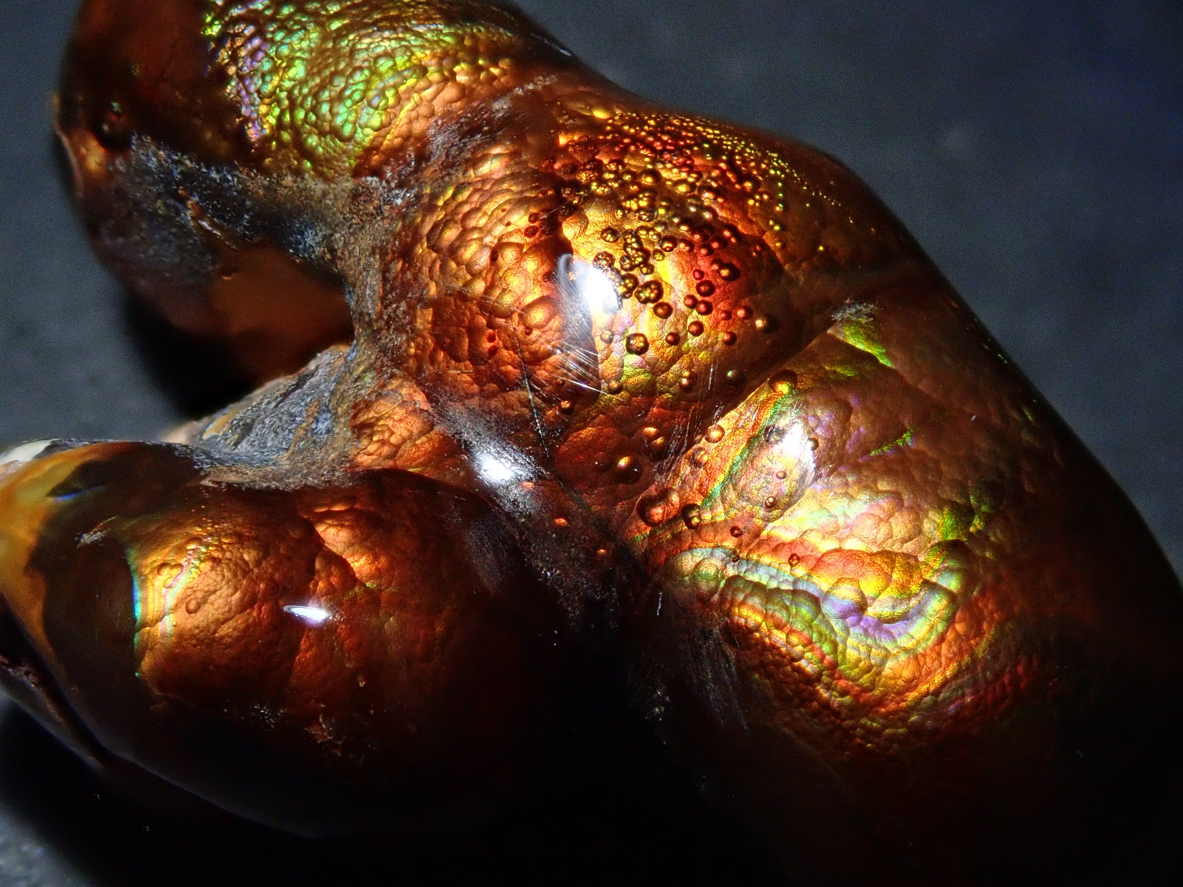 [12/6 22:00] Mexican Fire Agate 17.936ct Loose Stone