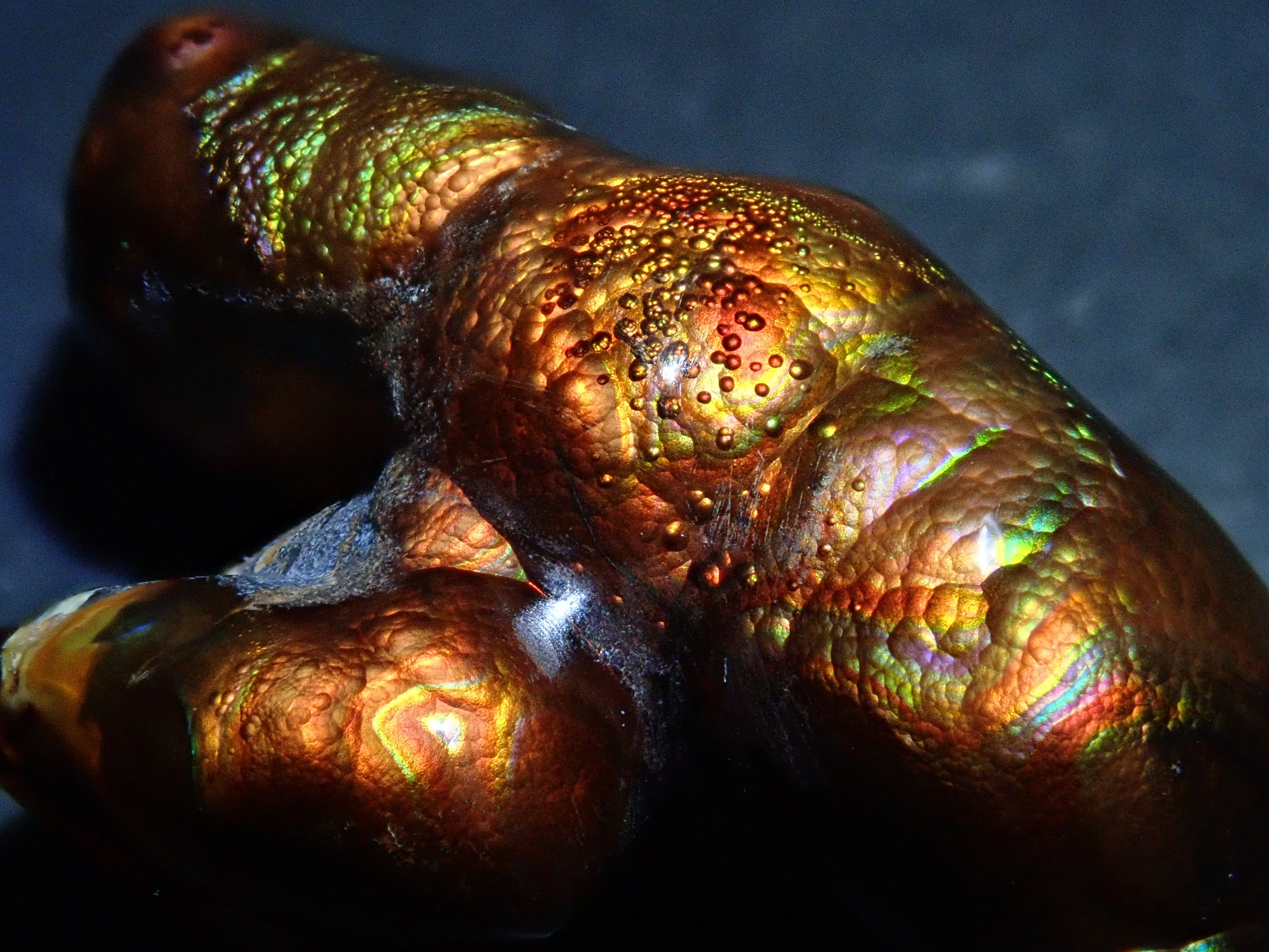 メキシコ産ファイアーアゲート 17.936ctルース