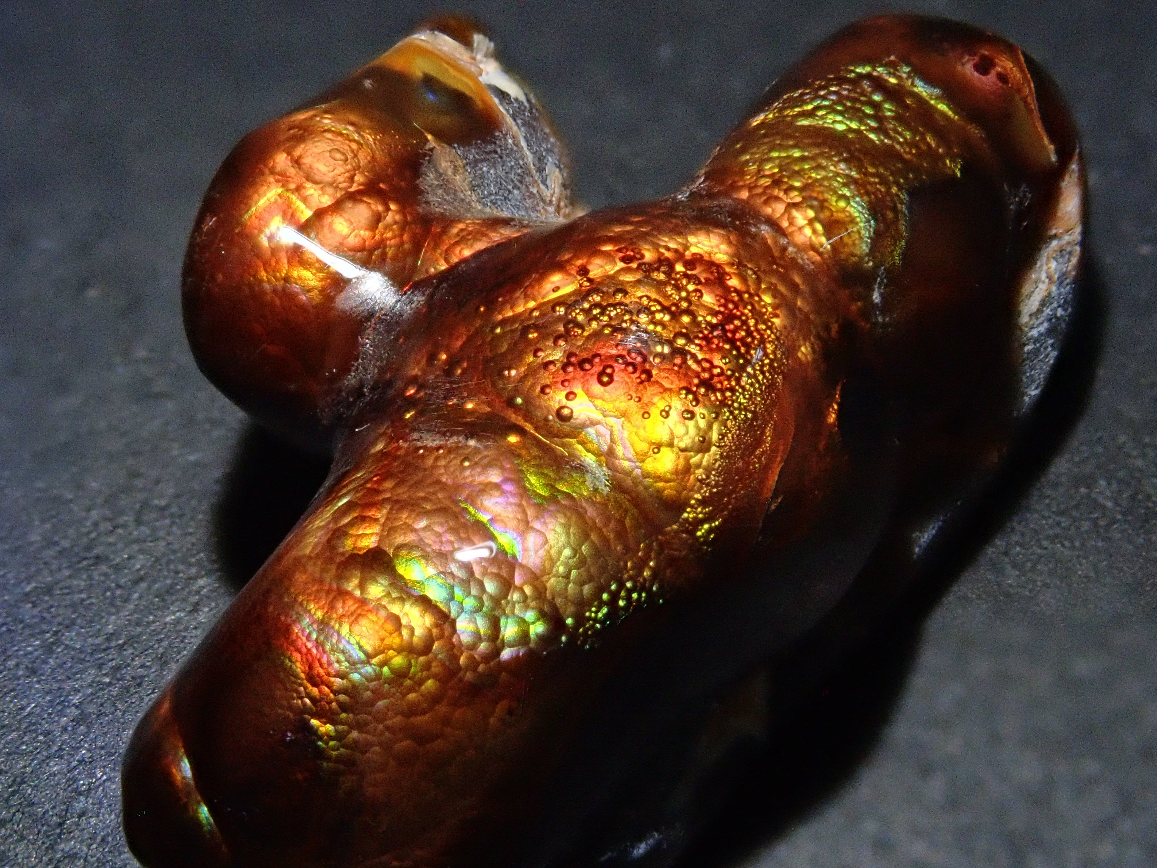 [12/6 22:00] Mexican Fire Agate 17.936ct Loose Stone