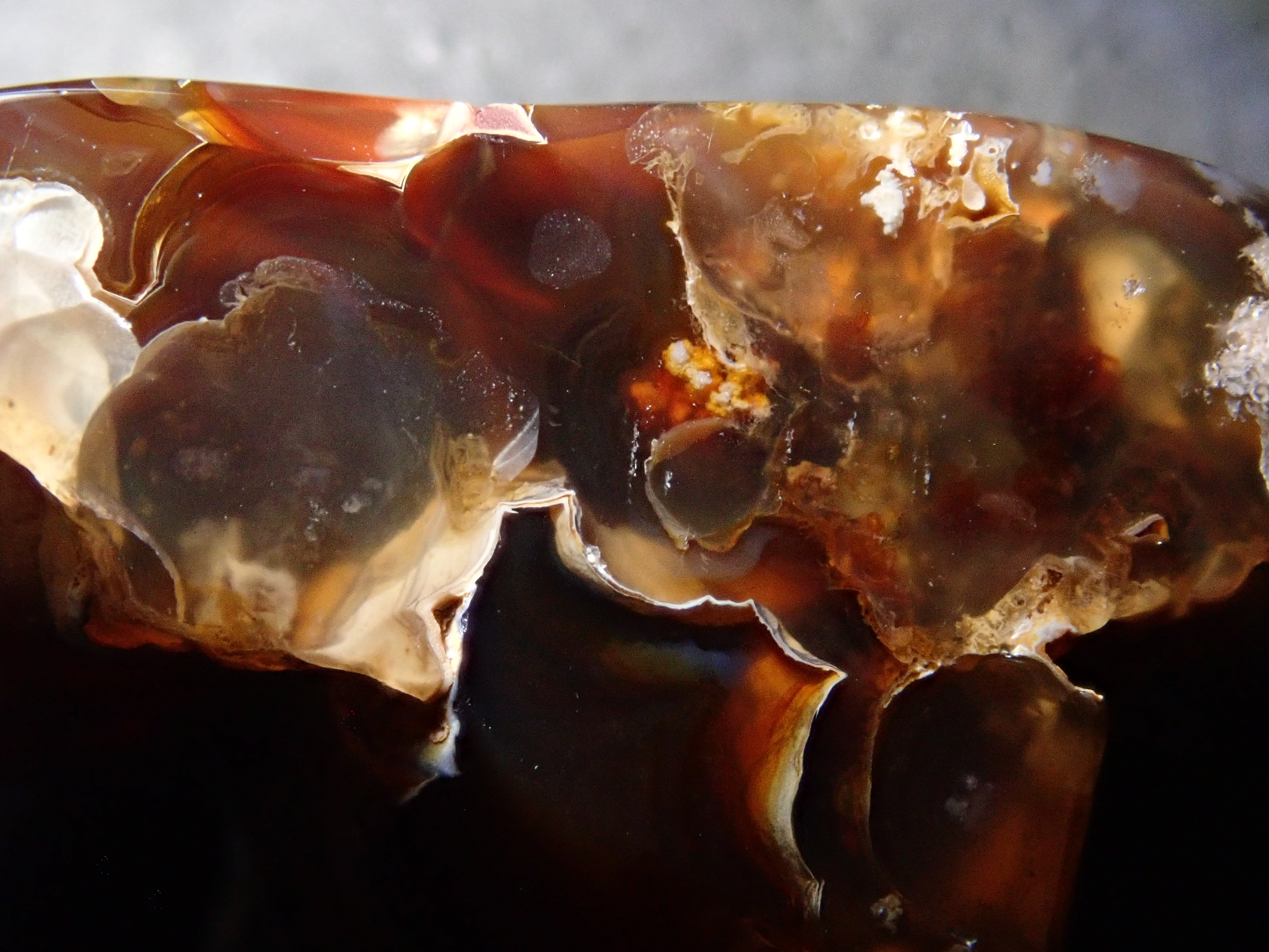 [12/6 22:00] Mexican Fire Agate 17.936ct Loose Stone