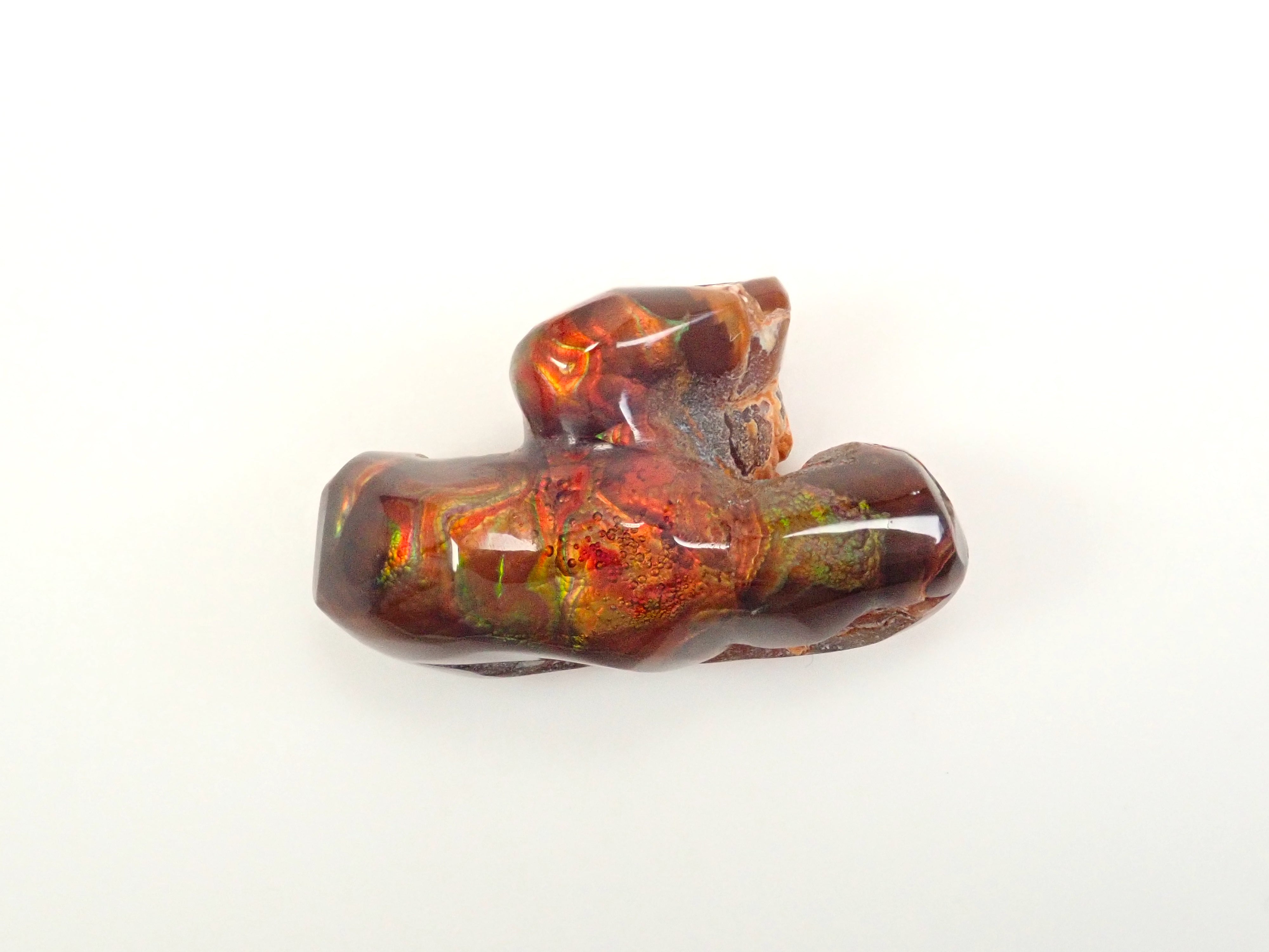 [12/6 22:00] Mexican Fire Agate 17.936ct Loose Stone