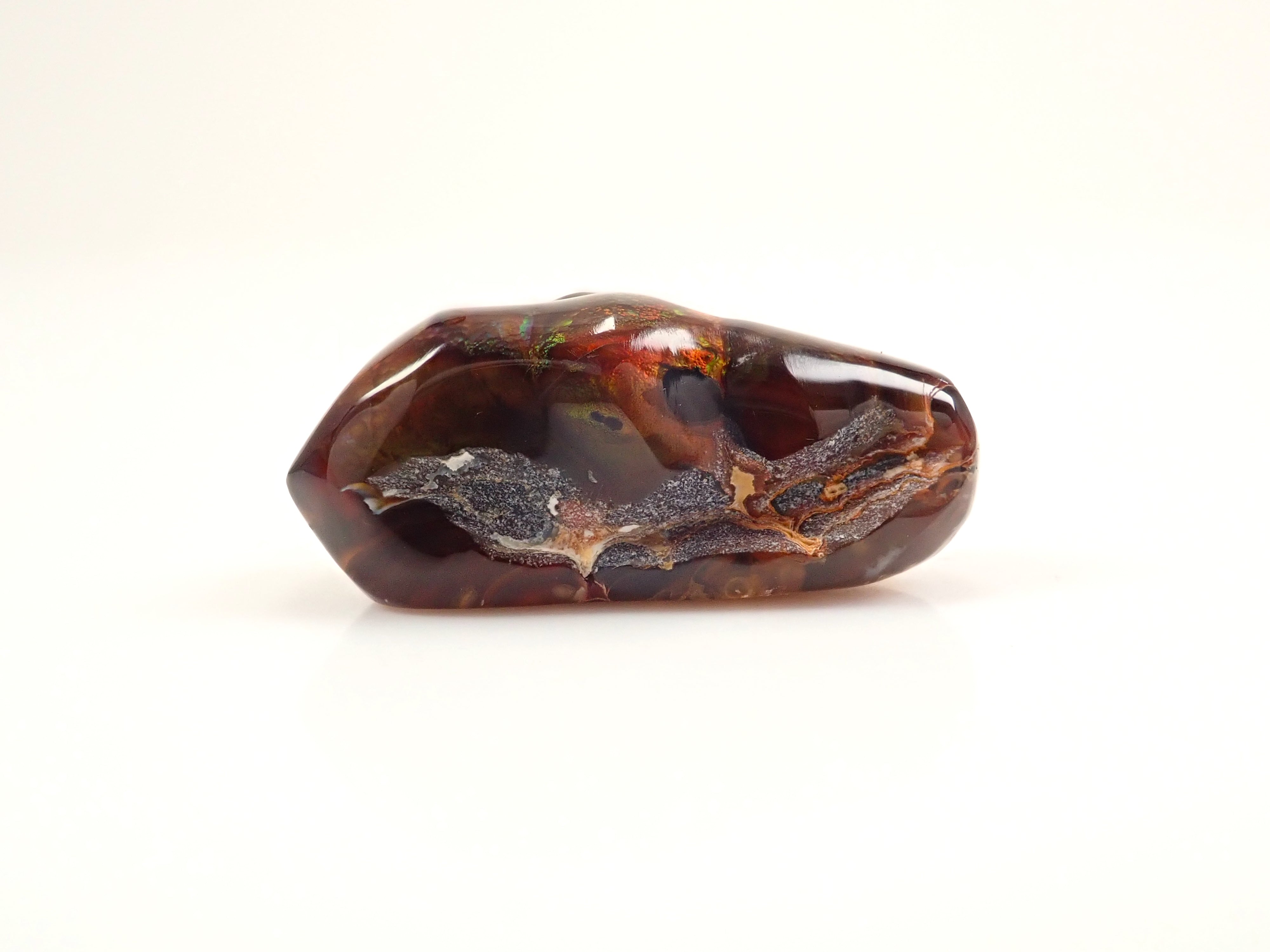 [12/6 22:00] Mexican Fire Agate 17.936ct Loose Stone