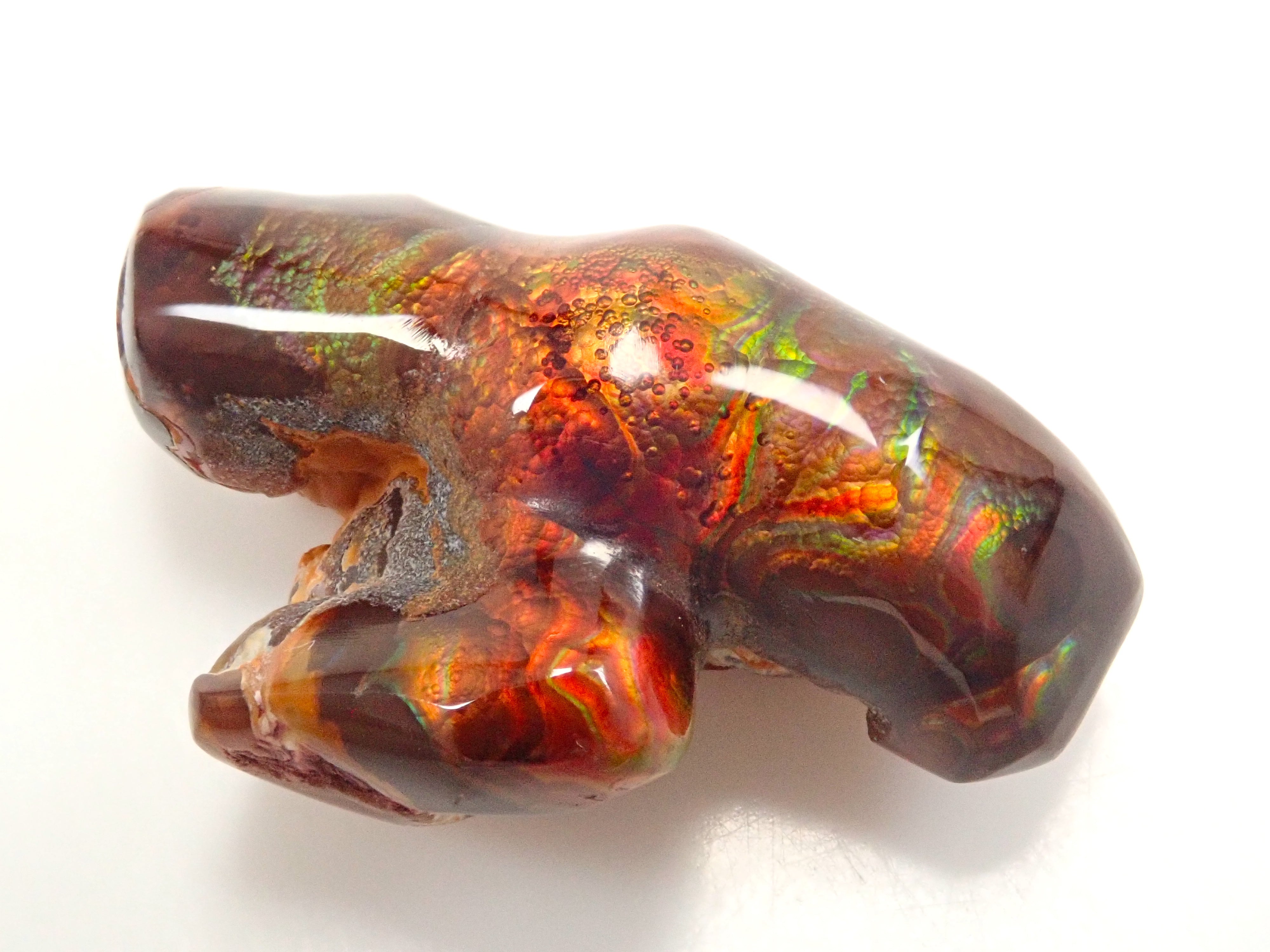 [12/6 22:00] Mexican Fire Agate 17.936ct Loose Stone