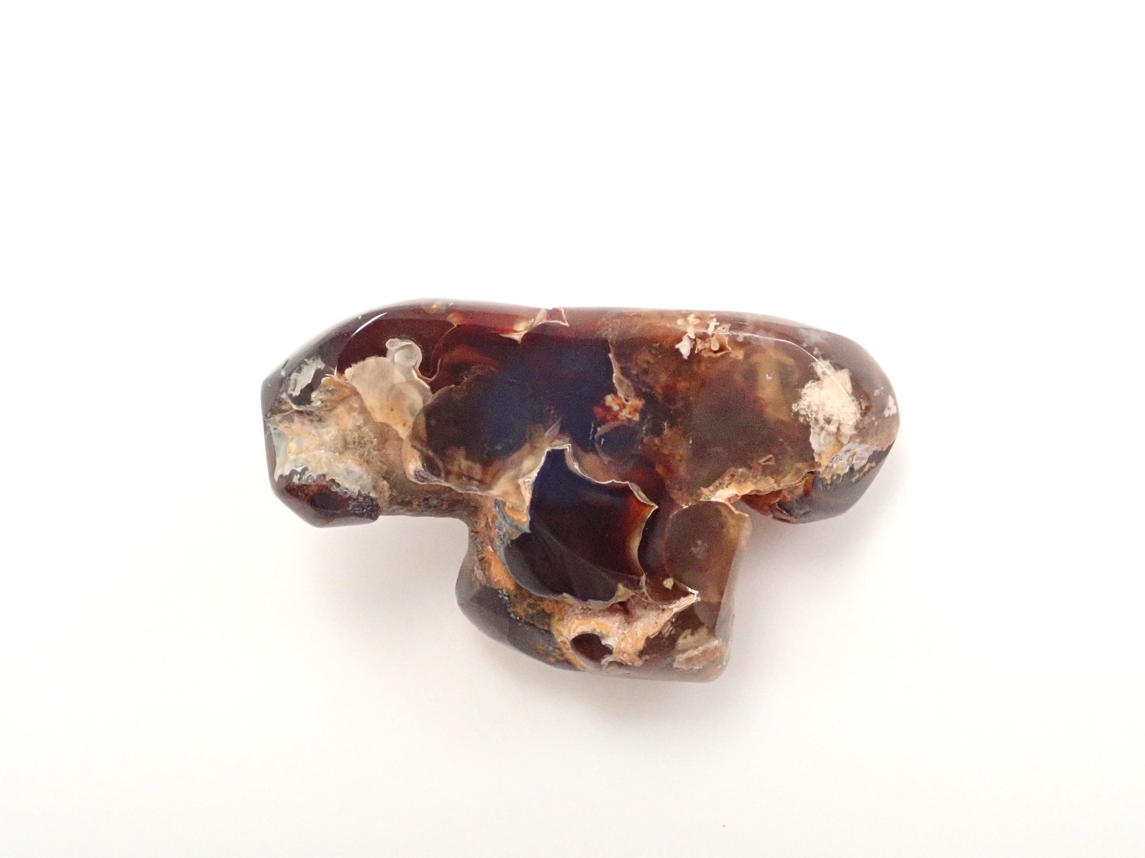 [12/6 22:00] Mexican Fire Agate 17.936ct Loose Stone