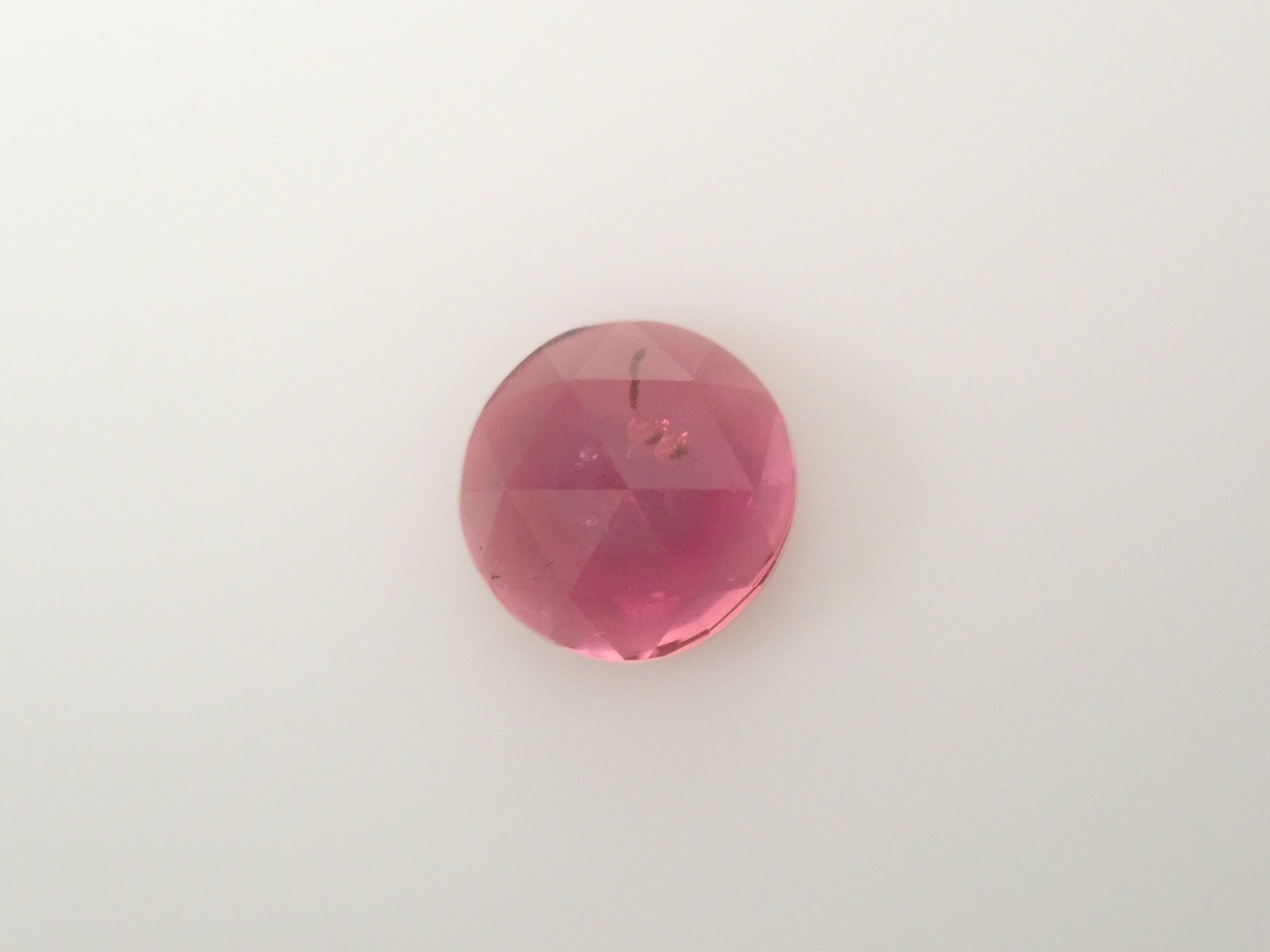 ブラジル産ピンクトルマリン 5.0mm/0.484ctルース（ローズカット）