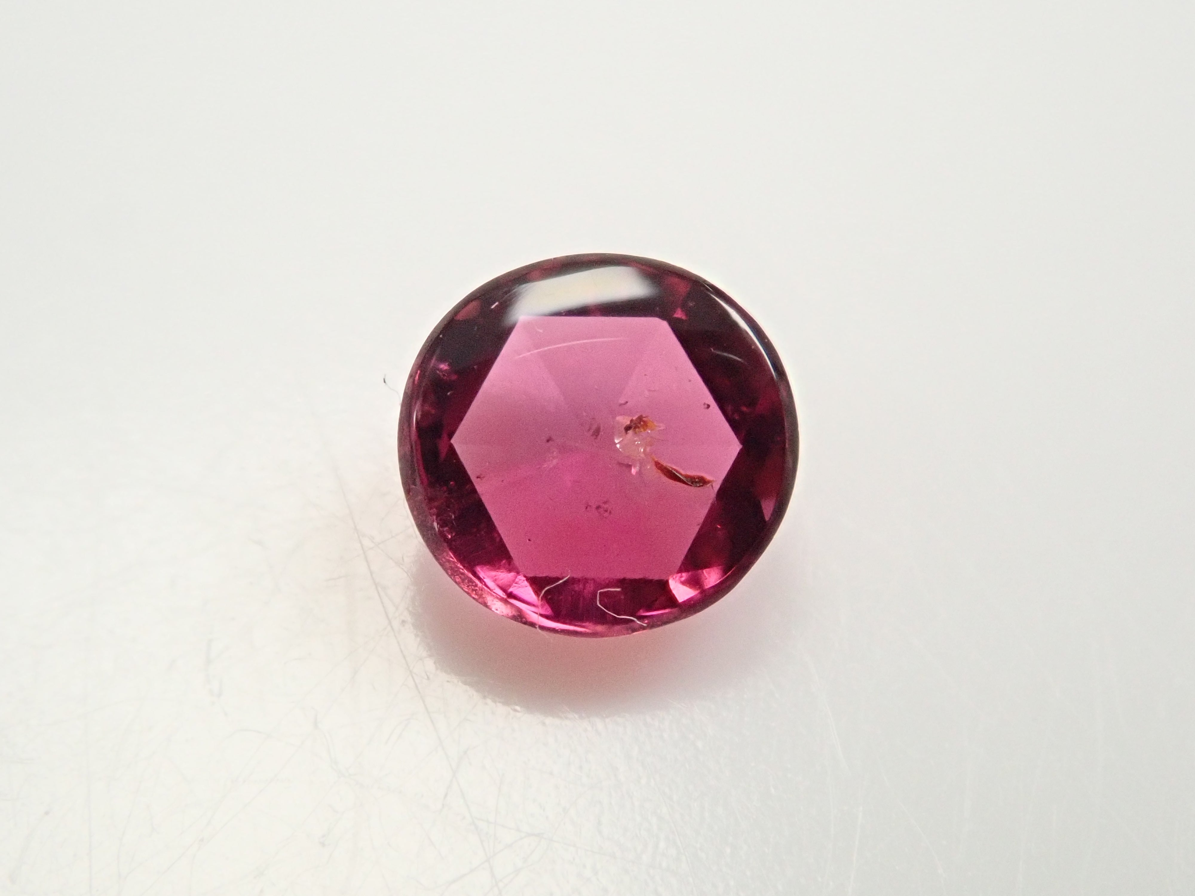 【12/10 22時販売】ブラジル産ピンクトルマリン 5.0mm/0.484ctルース（ローズカット）