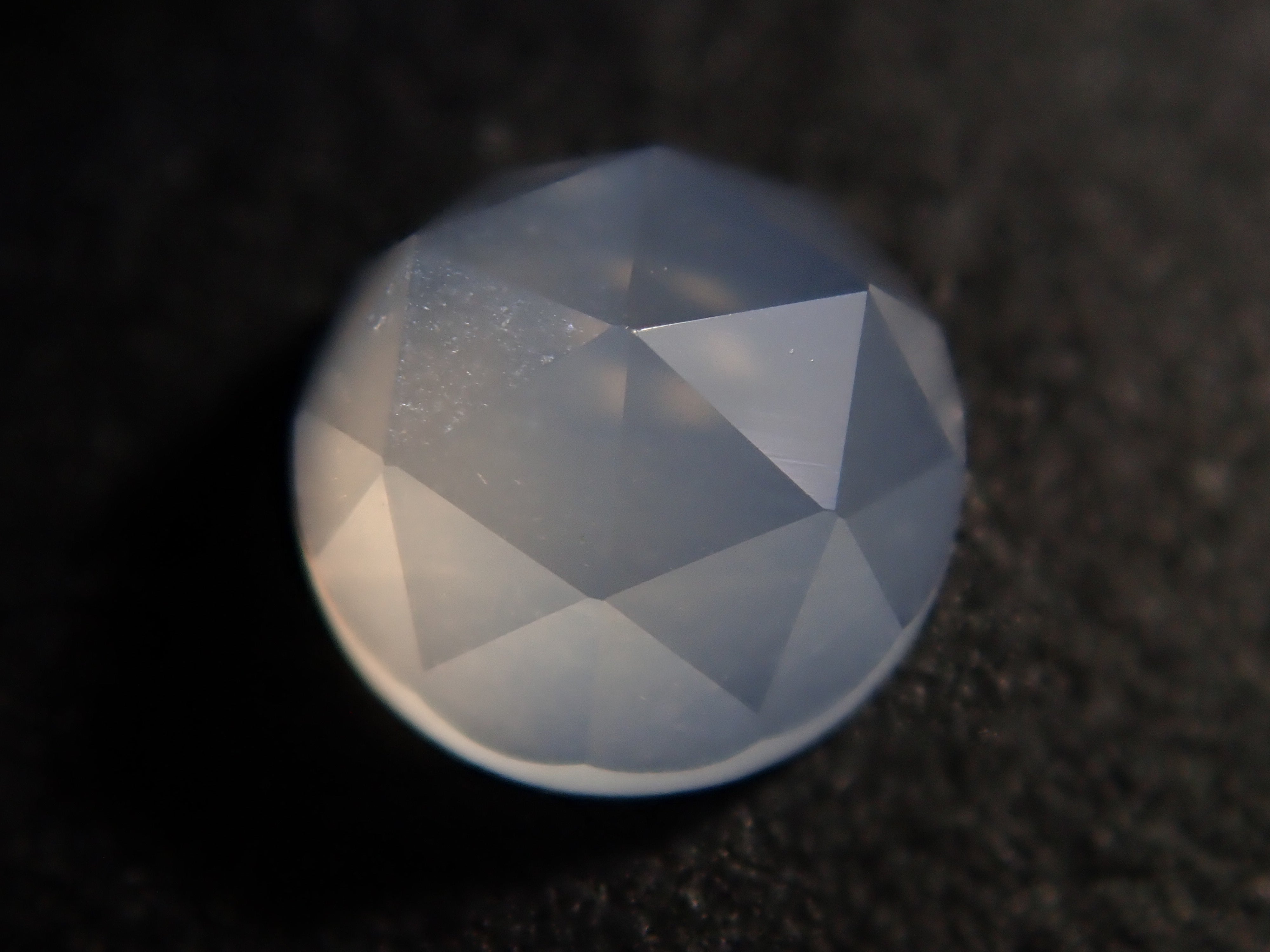 [12/10 22:00 Sale] Indian Moonstone 5.0mm/0.474ct Loose Stone (Rose Cut)