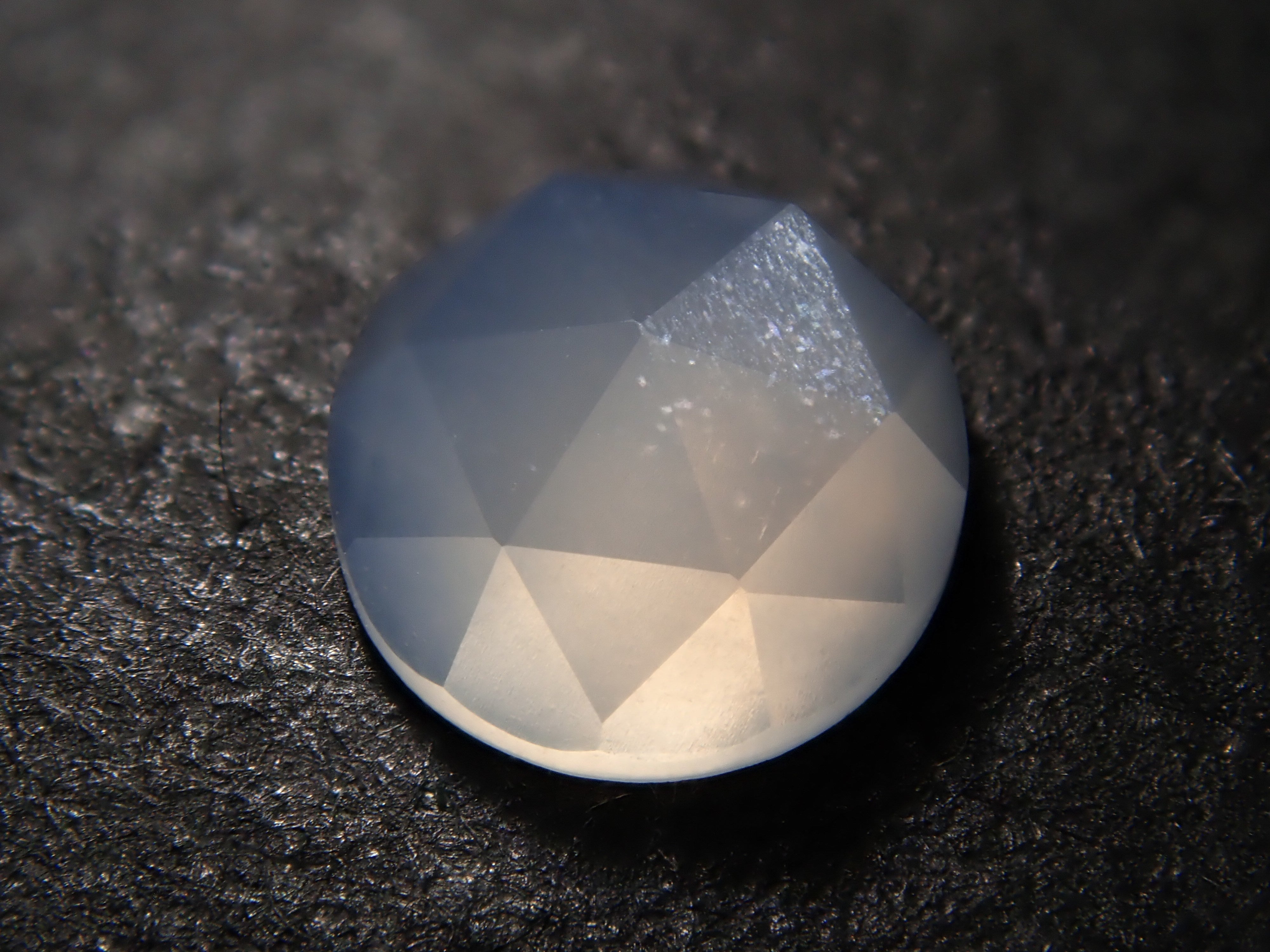 [12/10 22:00 Sale] Indian Moonstone 5.0mm/0.474ct Loose Stone (Rose Cut)