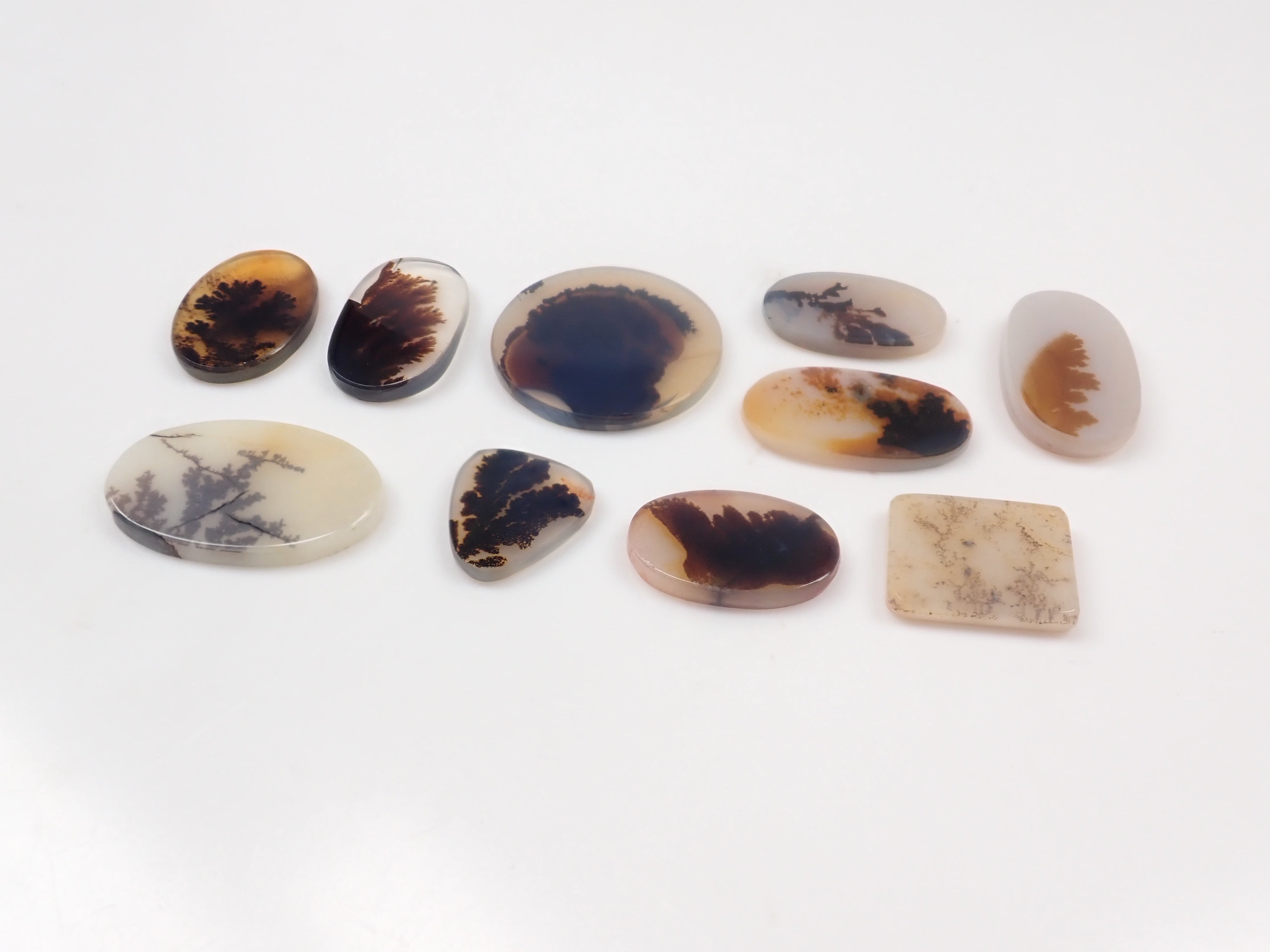 Limited to 14 stones: Brazilian dendritic quartz loose stone (average 7 carats) Multiple purchase discounts available