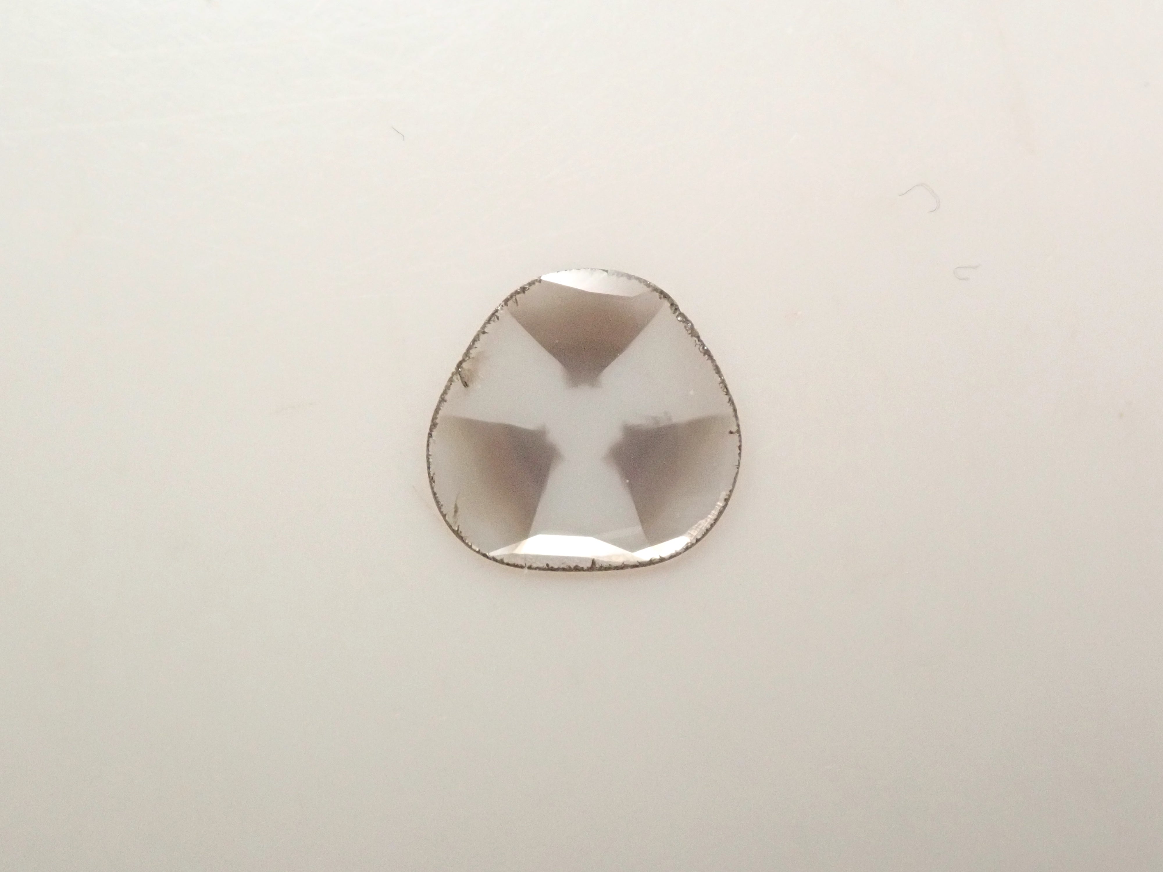 Zimbabwe sliced ​​trapiche diamond 0.206ct loose