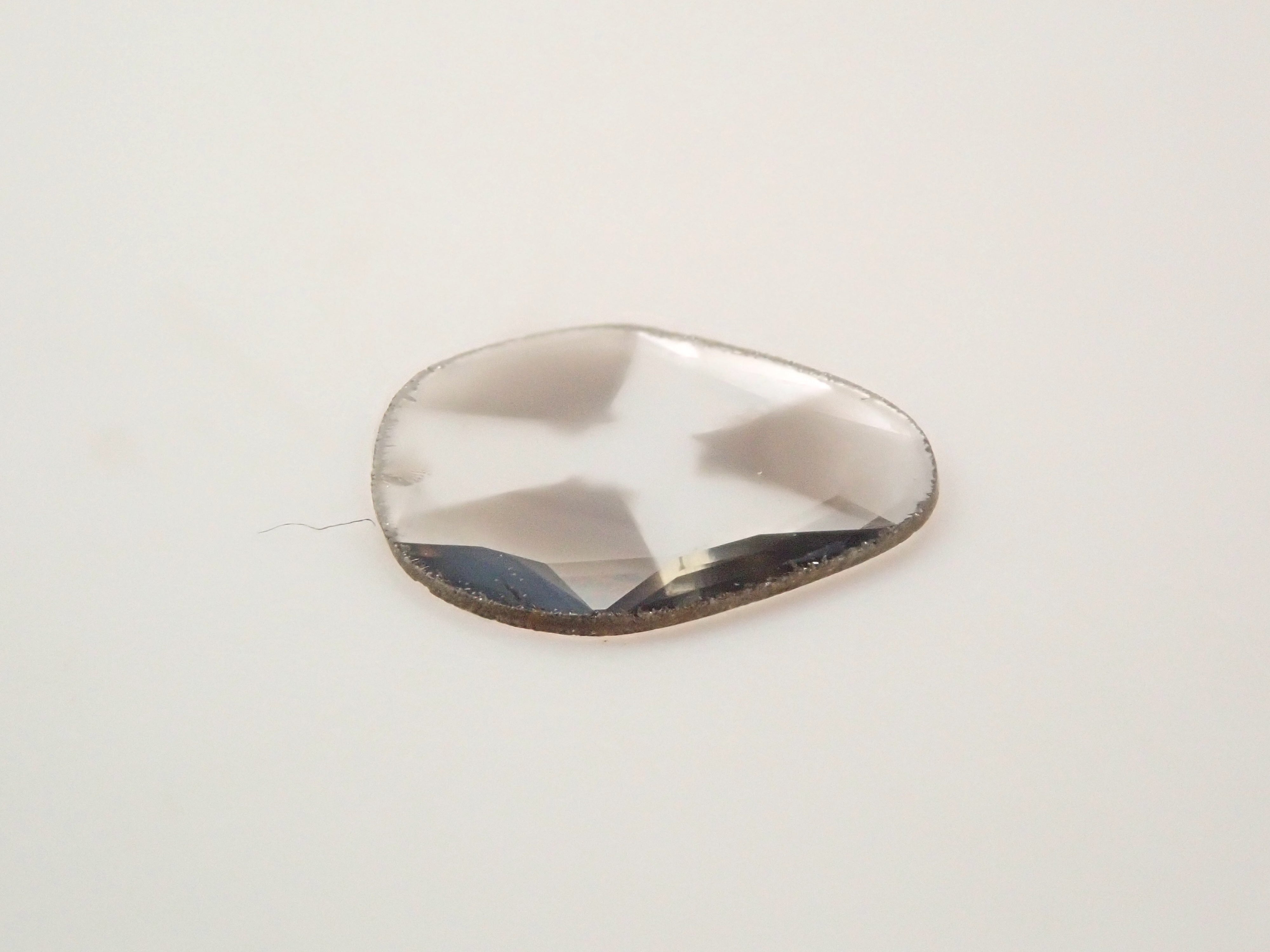 Zimbabwe sliced ​​trapiche diamond 0.206ct loose