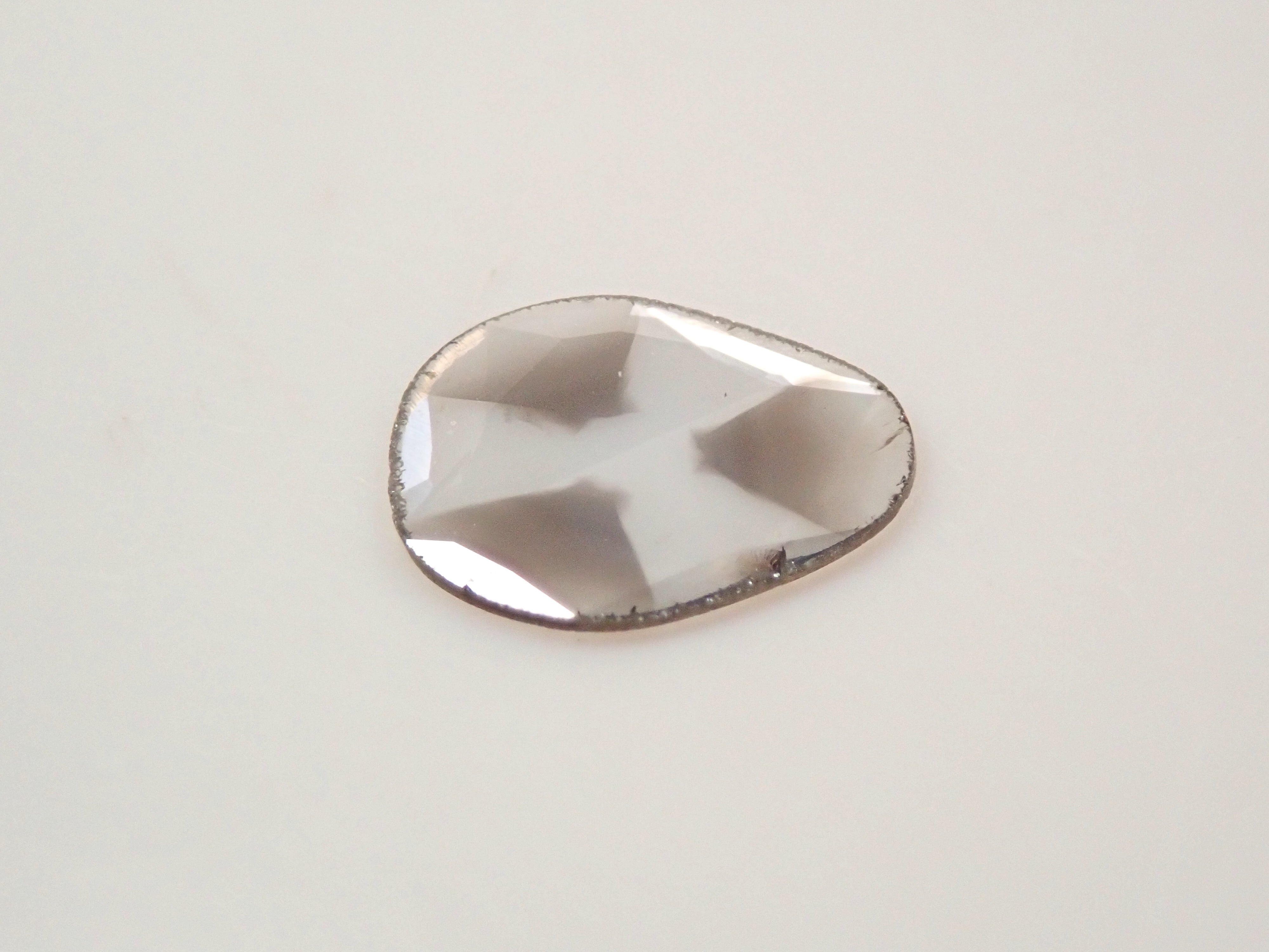 Zimbabwe sliced ​​trapiche diamond 0.206ct loose