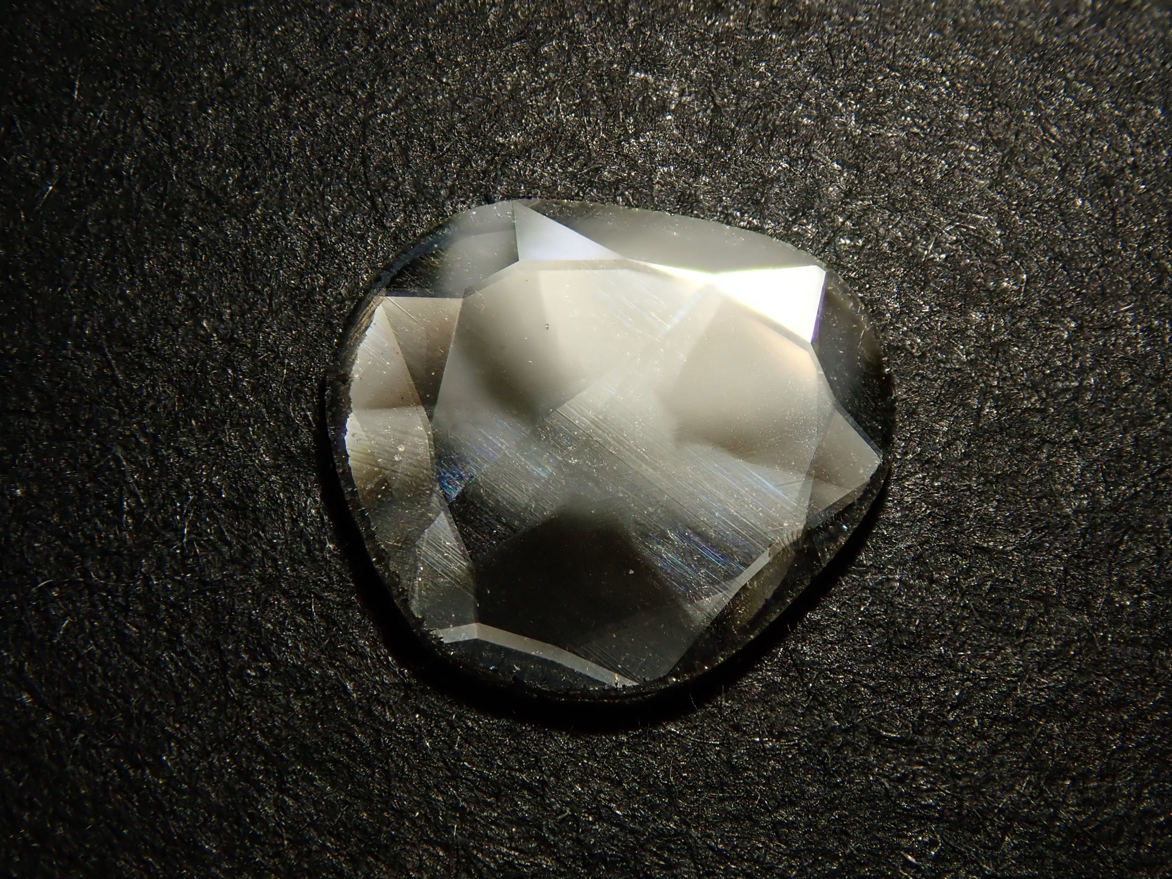 Zimbabwe sliced ​​trapiche diamond 0.206ct loose