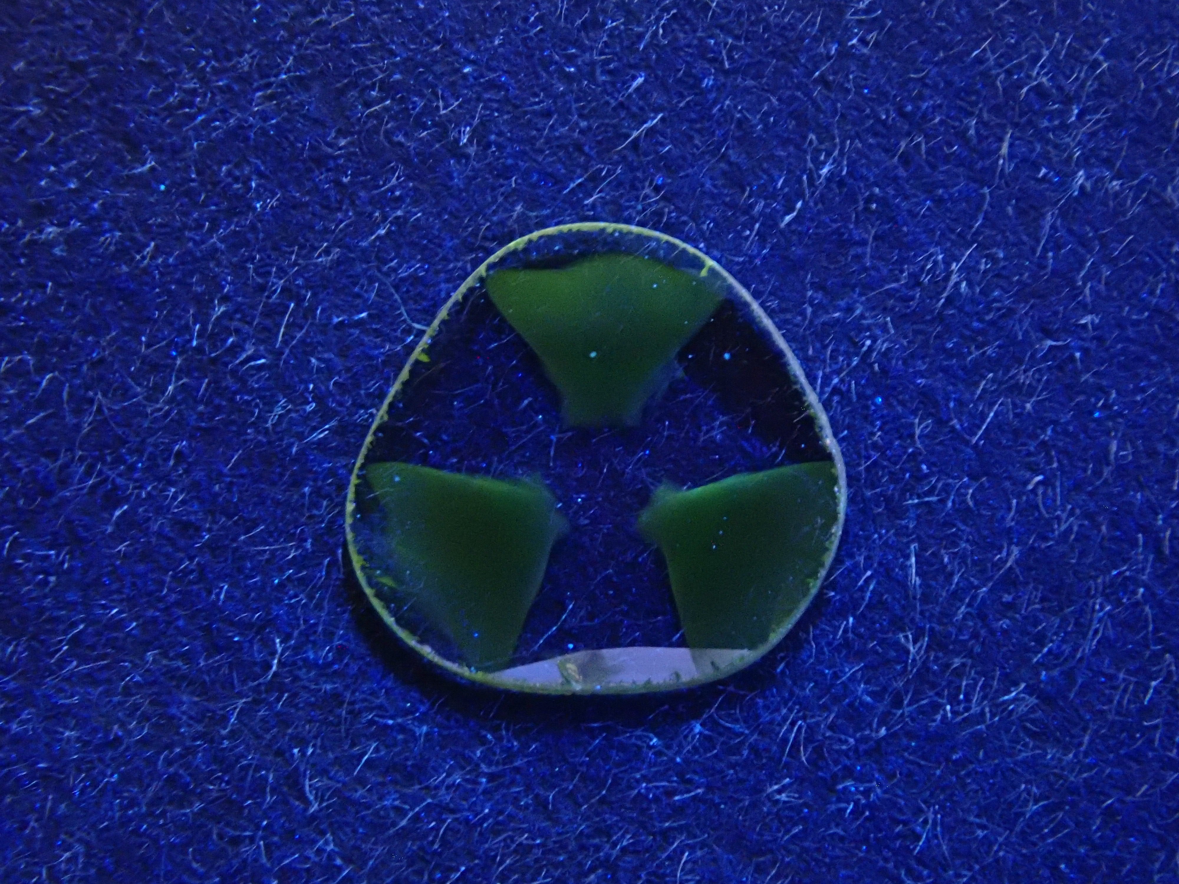 Zimbabwe sliced ​​trapiche diamond 0.206ct loose