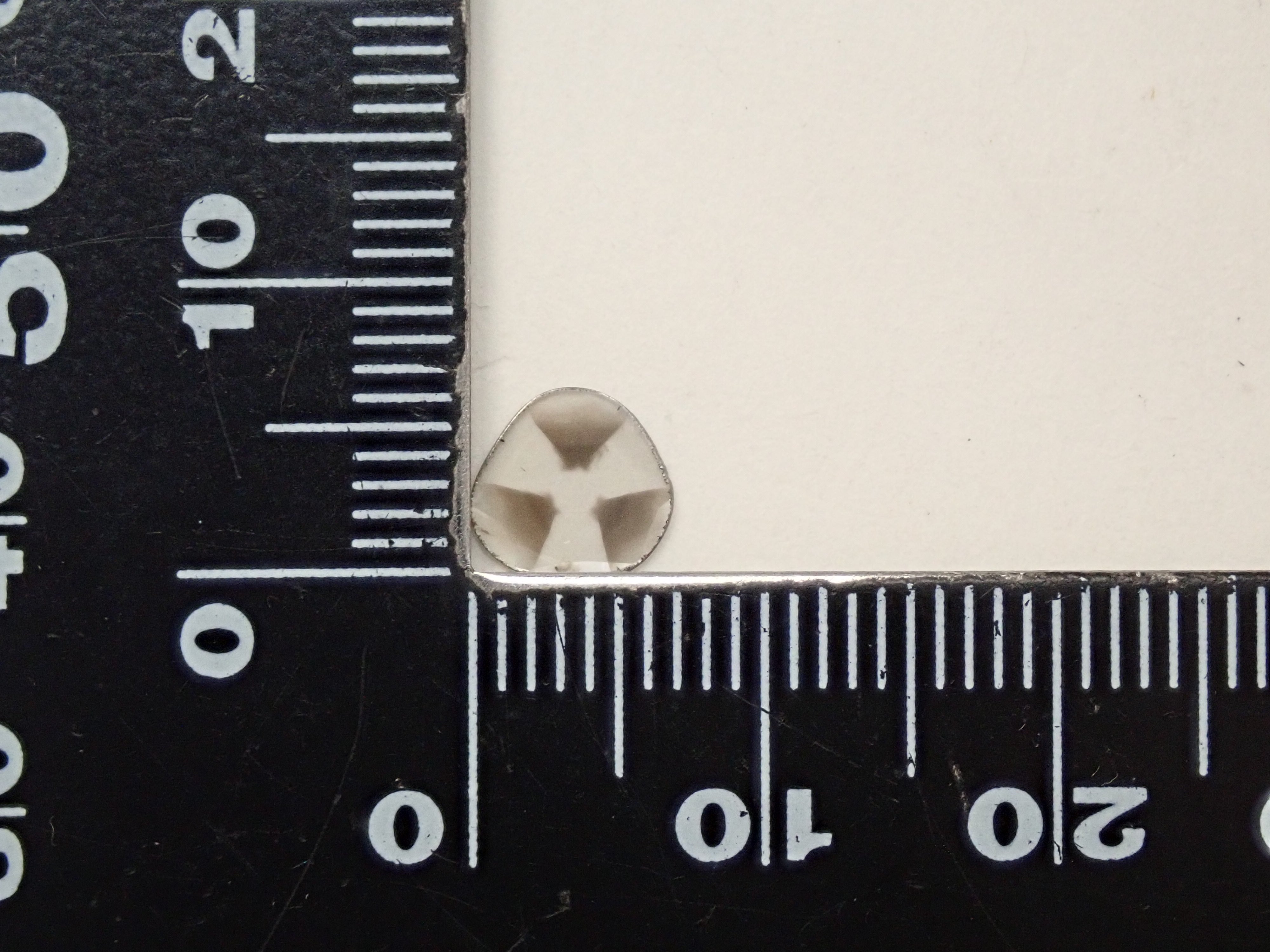 Zimbabwe sliced ​​trapiche diamond 0.206ct loose