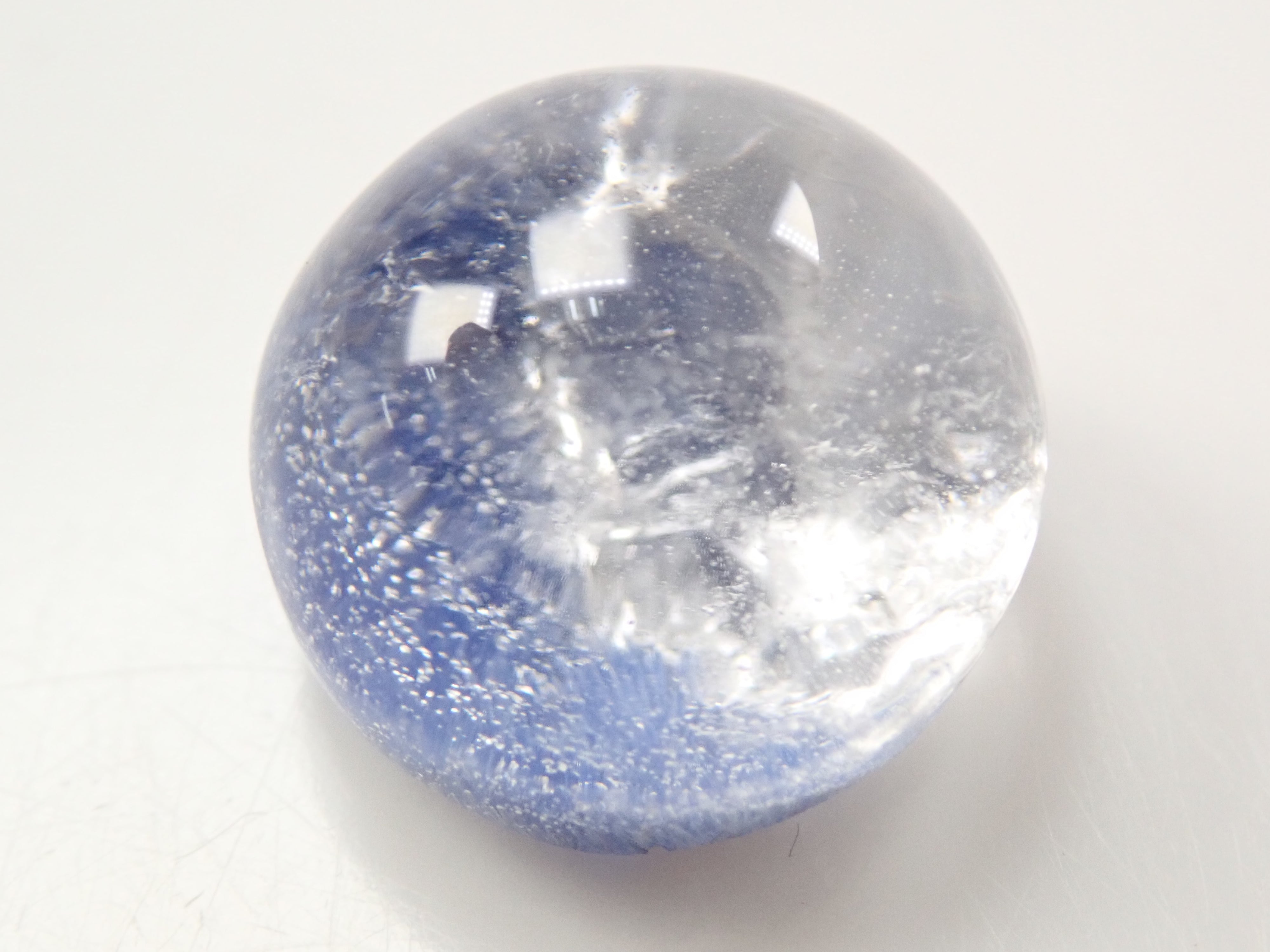 12561481掲載】デュモルチェライトインクォーツ 5.357ctルース