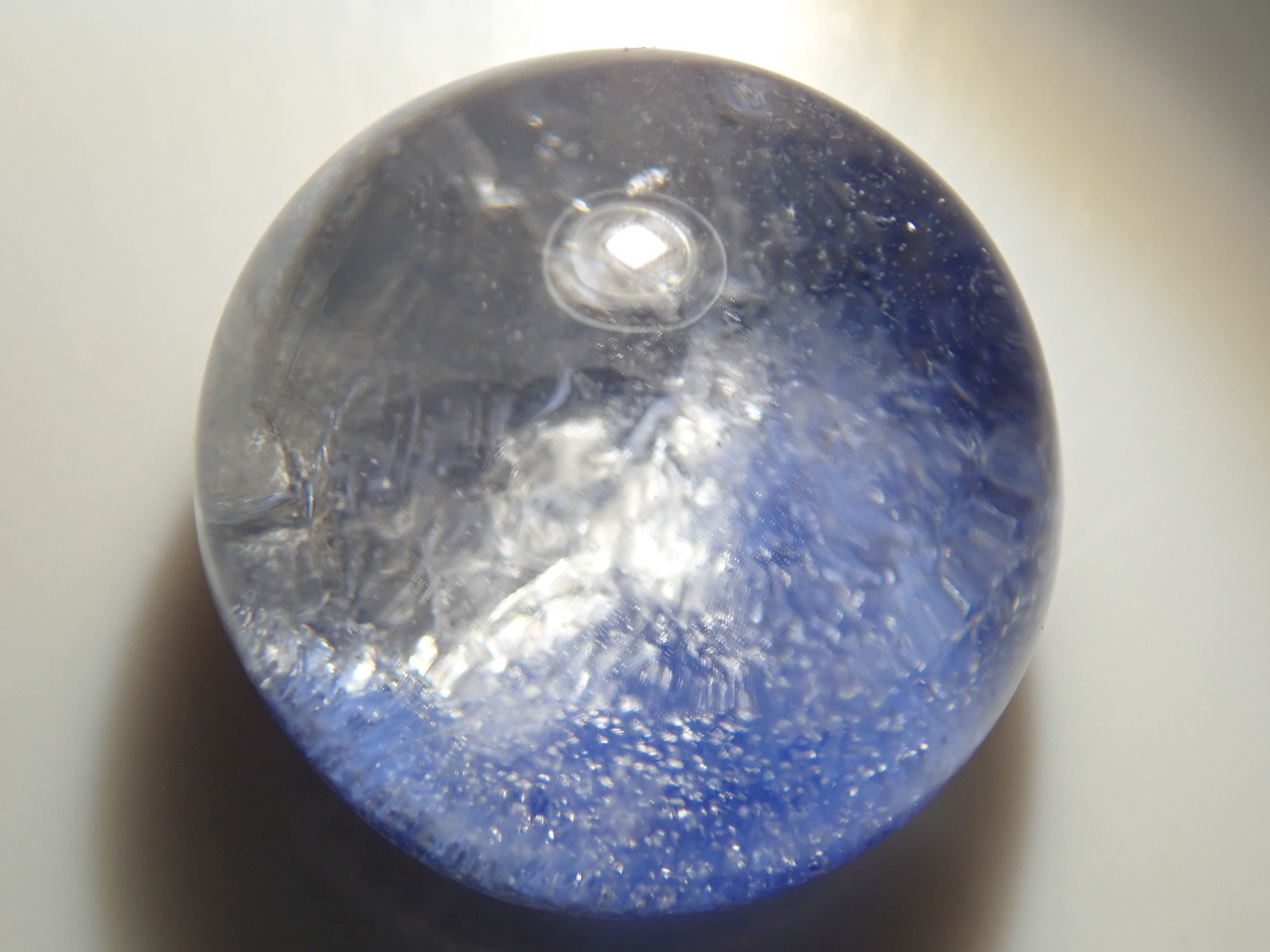 【12/16 22時販売】ブラジル産デュモルチェライトインクォーツ 10.0mm/5.357ctルース