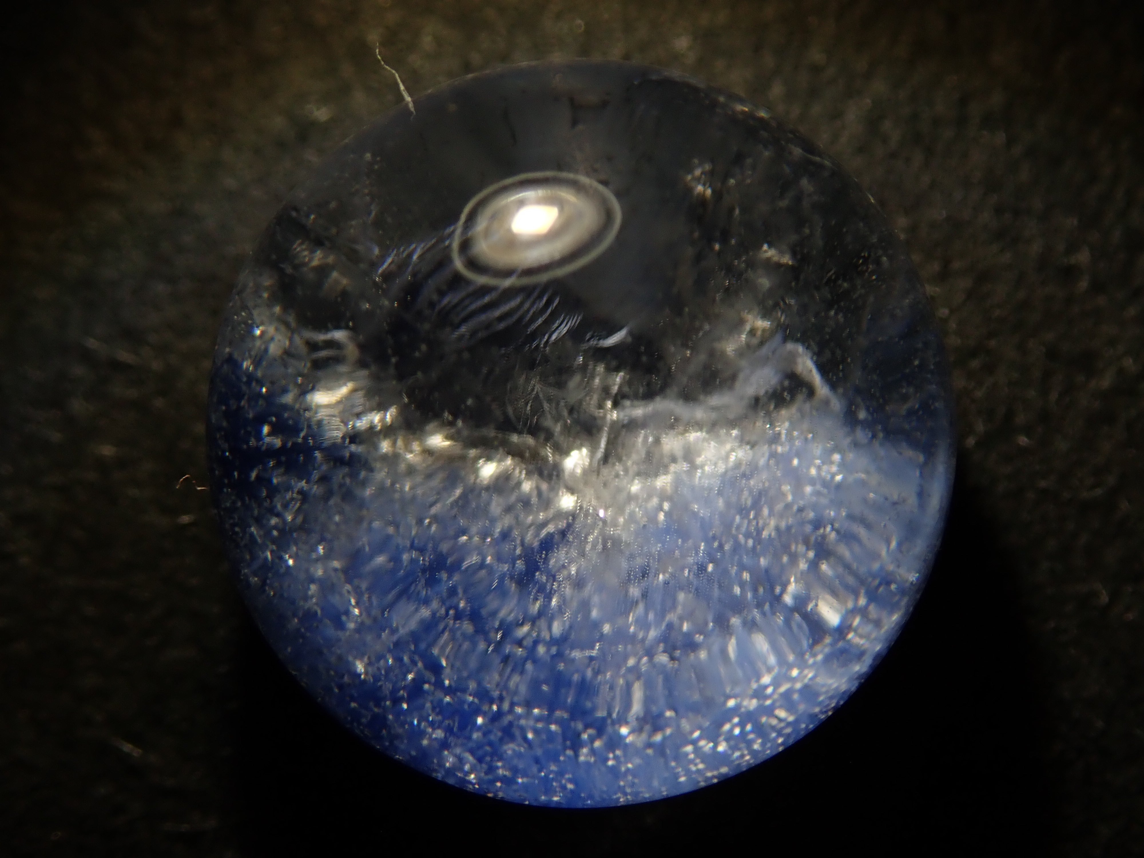 【12/16 22時販売】ブラジル産デュモルチェライトインクォーツ 10.0mm/5.357ctルース