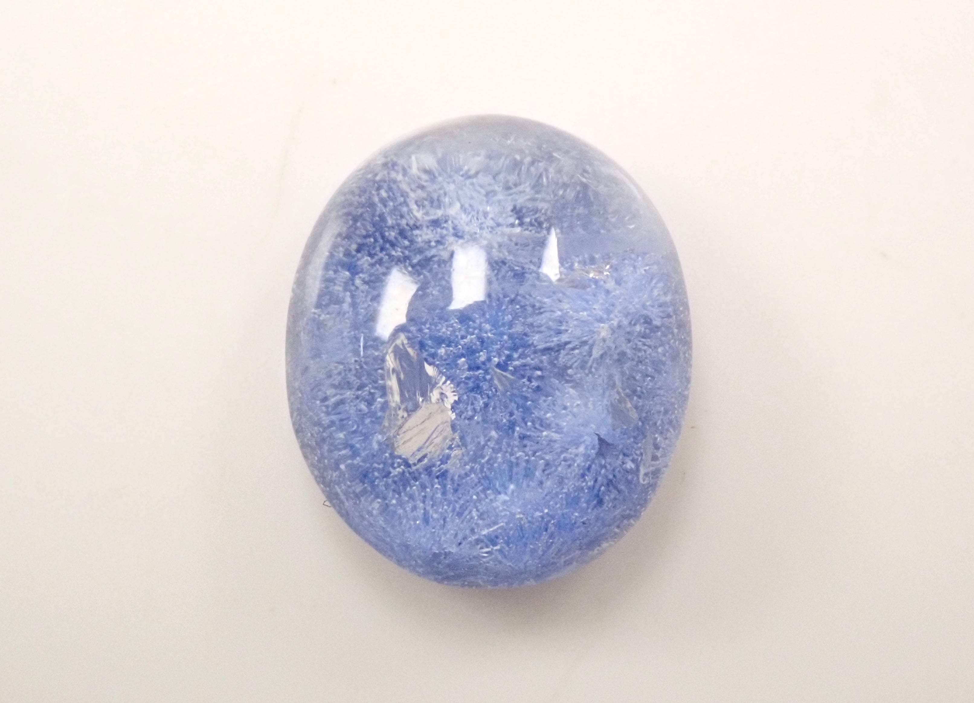 [12561482] Dumortierite in Quartz 5.830ct Loose Stone