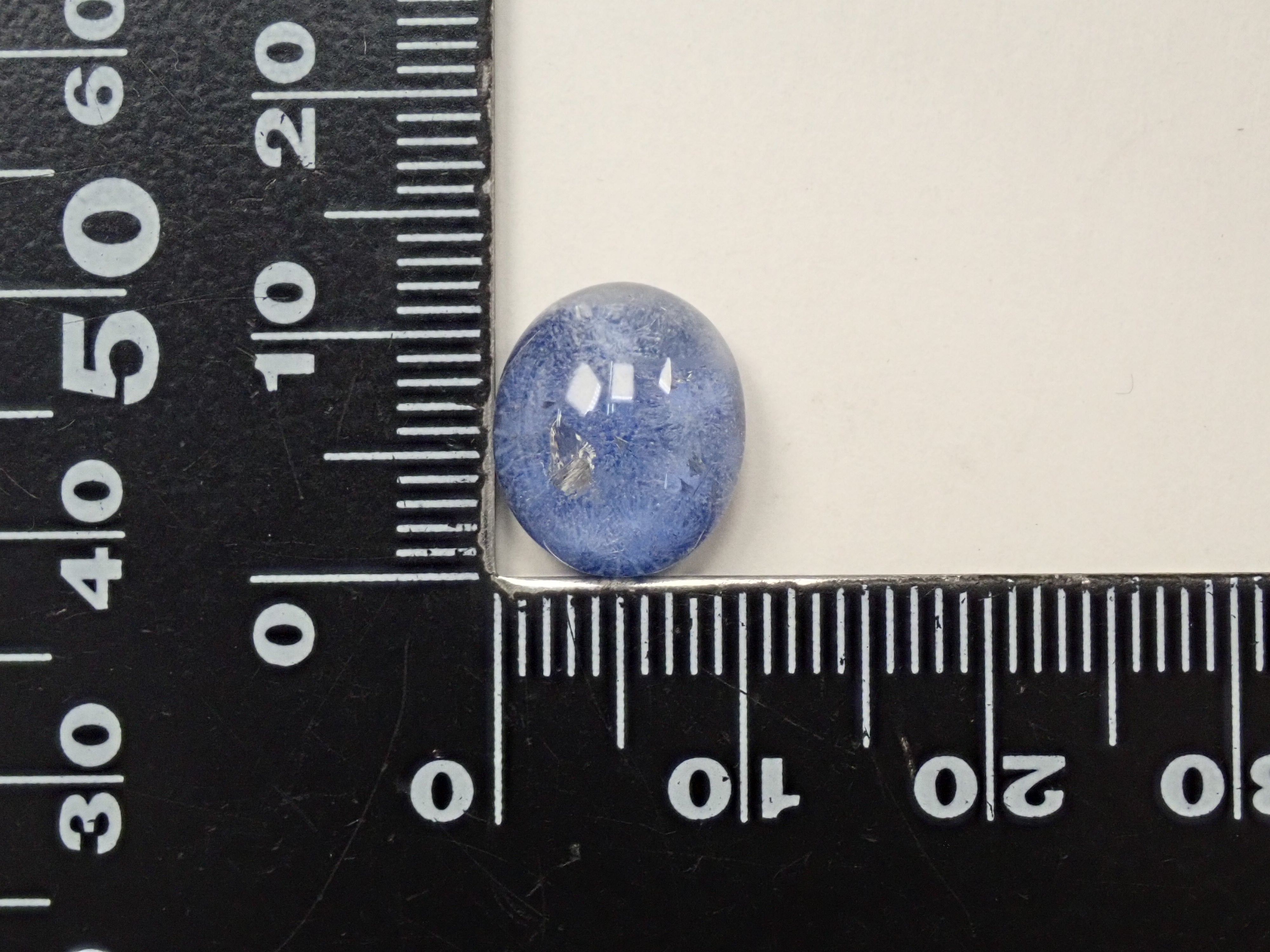 [12561482] Dumortierite in Quartz 5.830ct Loose Stone