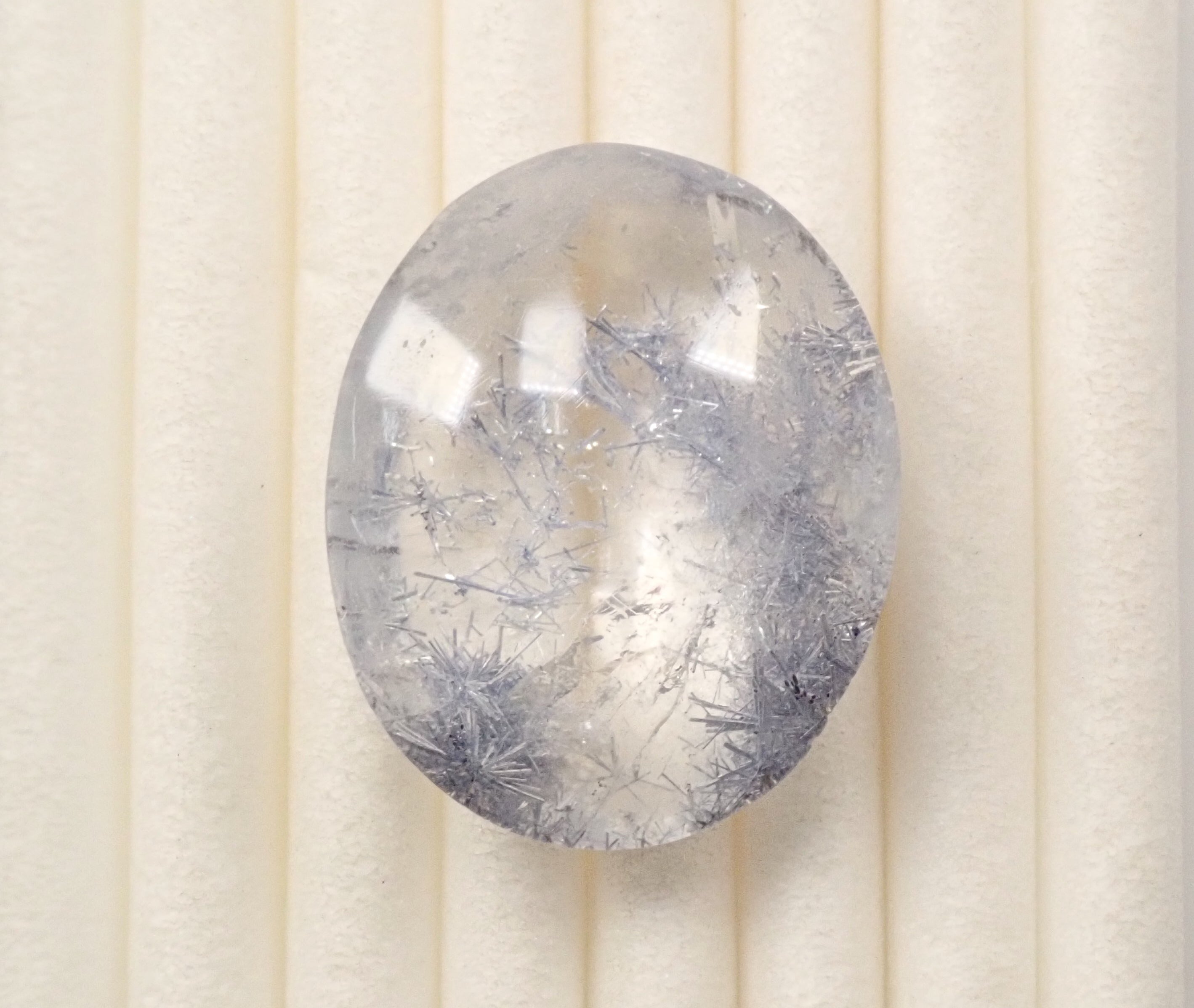 [12/7 22:00] Brazilian Dumortierite in Quartz 16.250ct Loose Stone