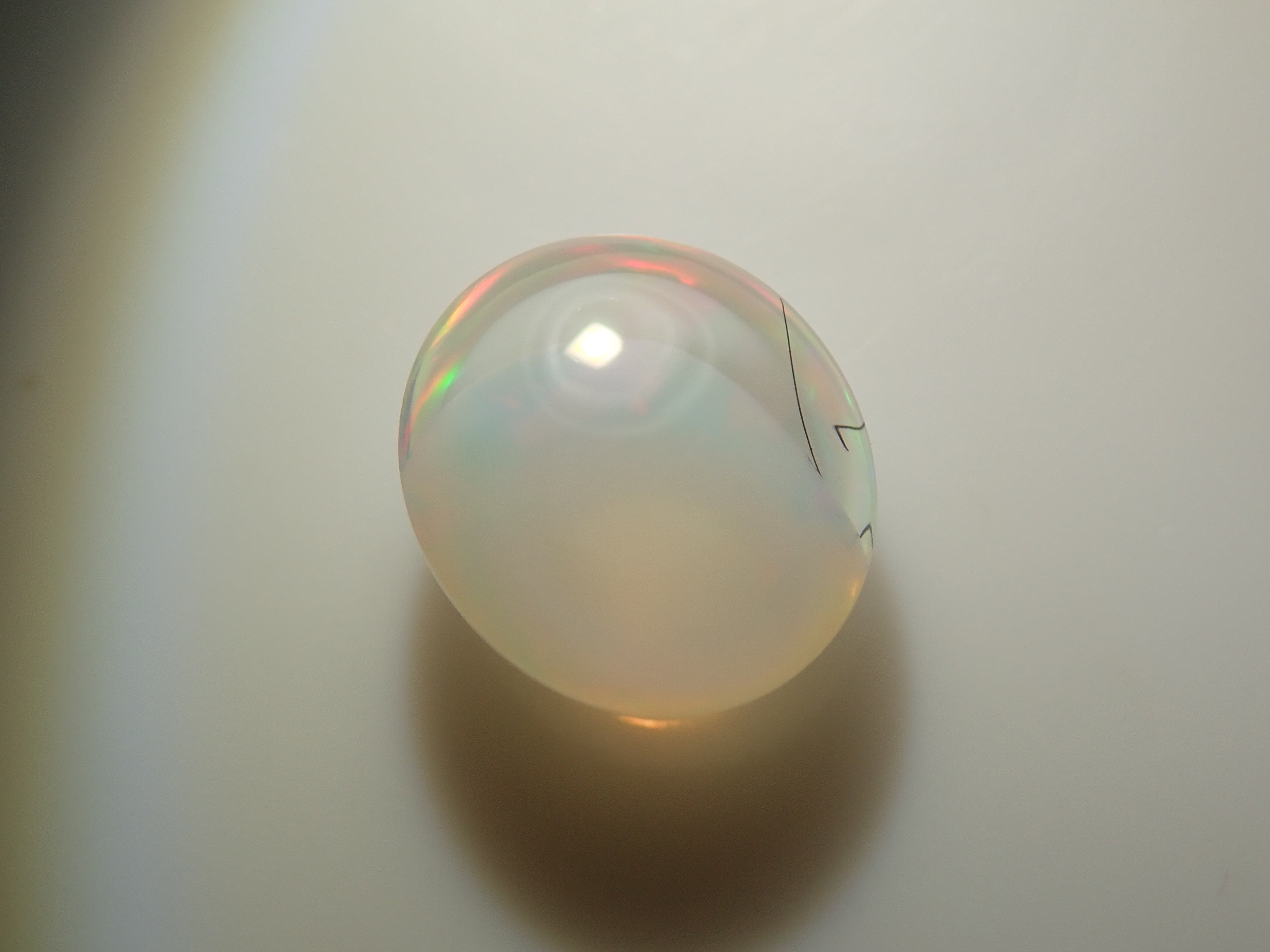 [12561472] Mexican egg-in opal 0.381ct loose stone