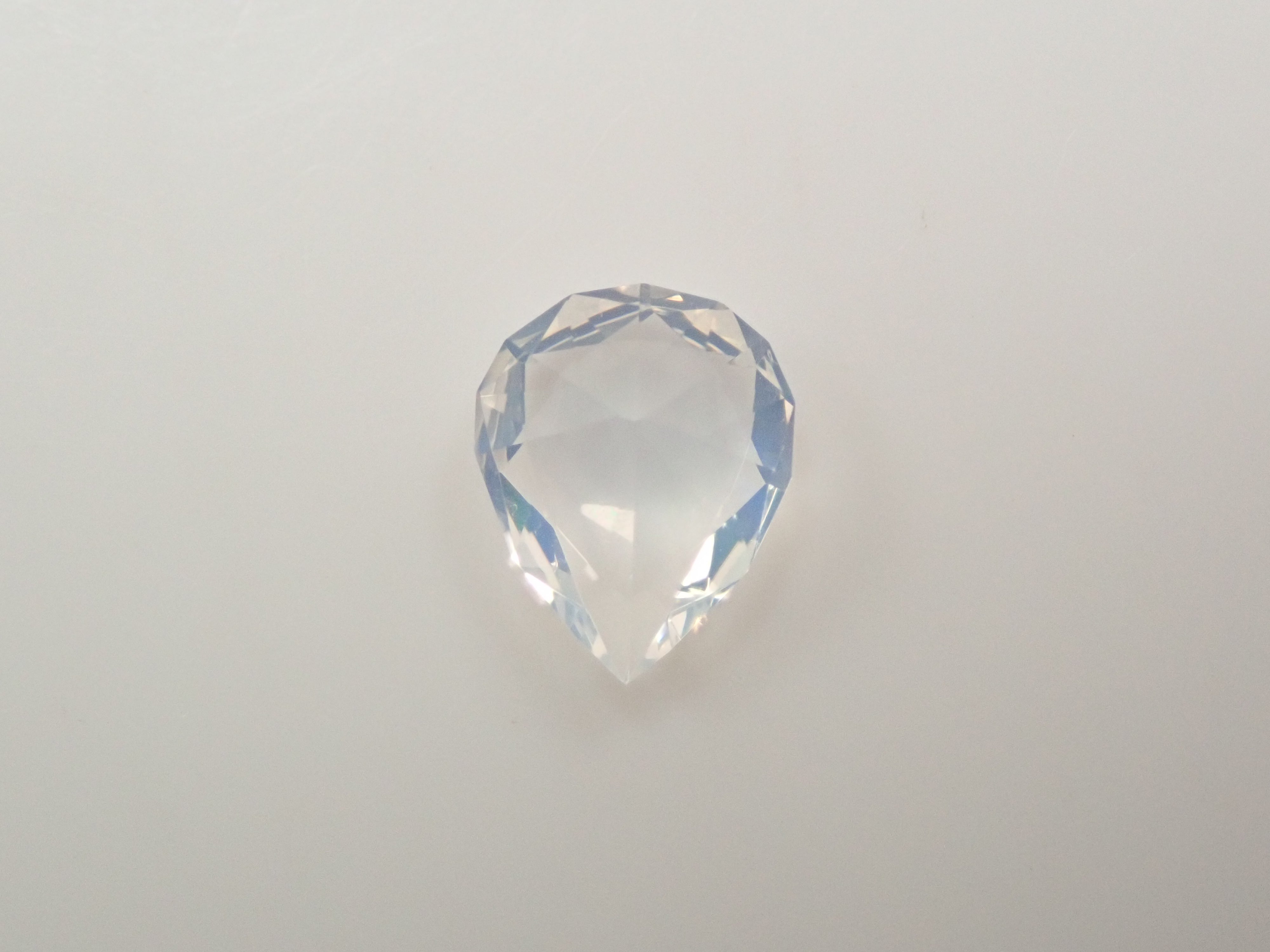 【12/14 22時販売】メキシコ産ウォーターオパール（ファセットカット） 0.402ctルース（コントラルスオパール）