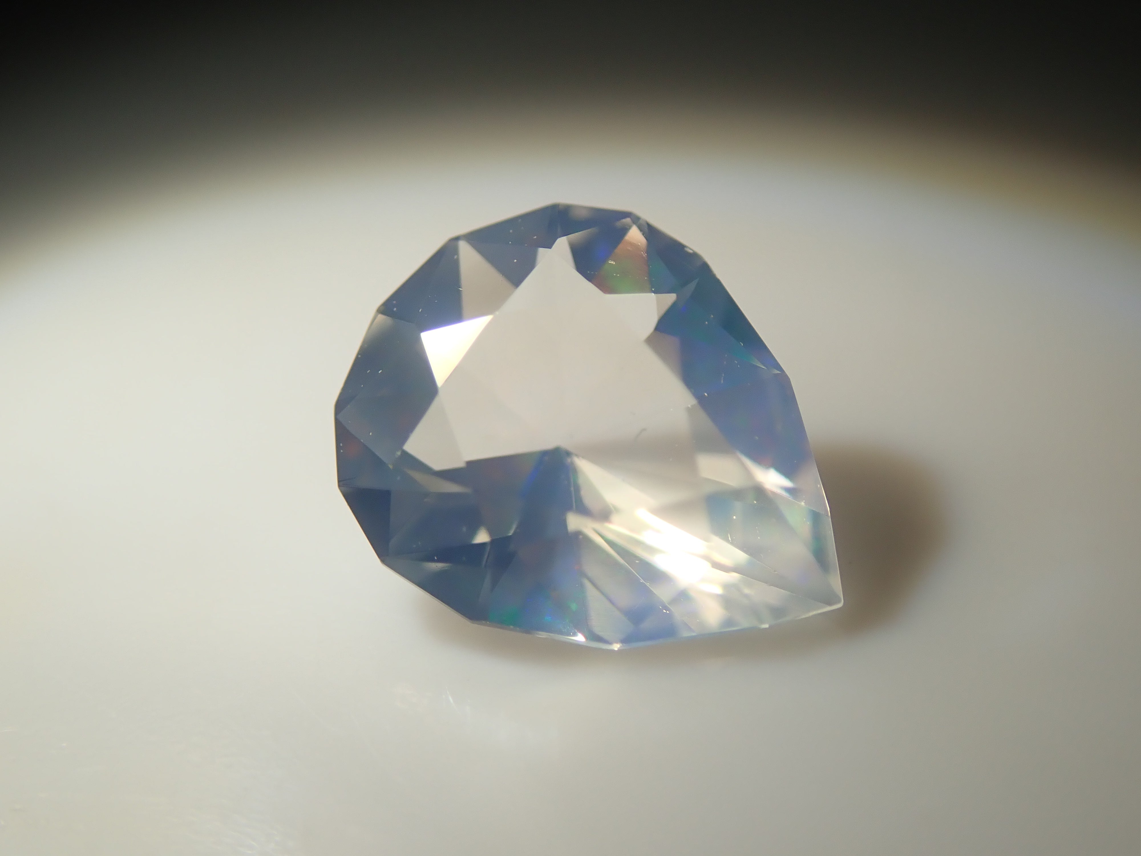 【12/14 22時販売】メキシコ産ウォーターオパール（ファセットカット） 0.402ctルース