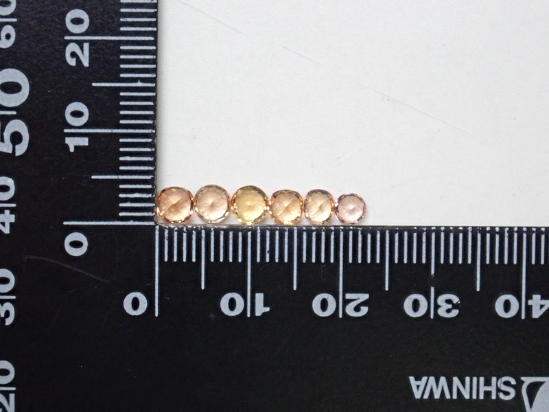 寶石扭蛋💎1個巴西帝王托帕石（多買有折扣）（大尺寸：6.7 x 5.3 mm）