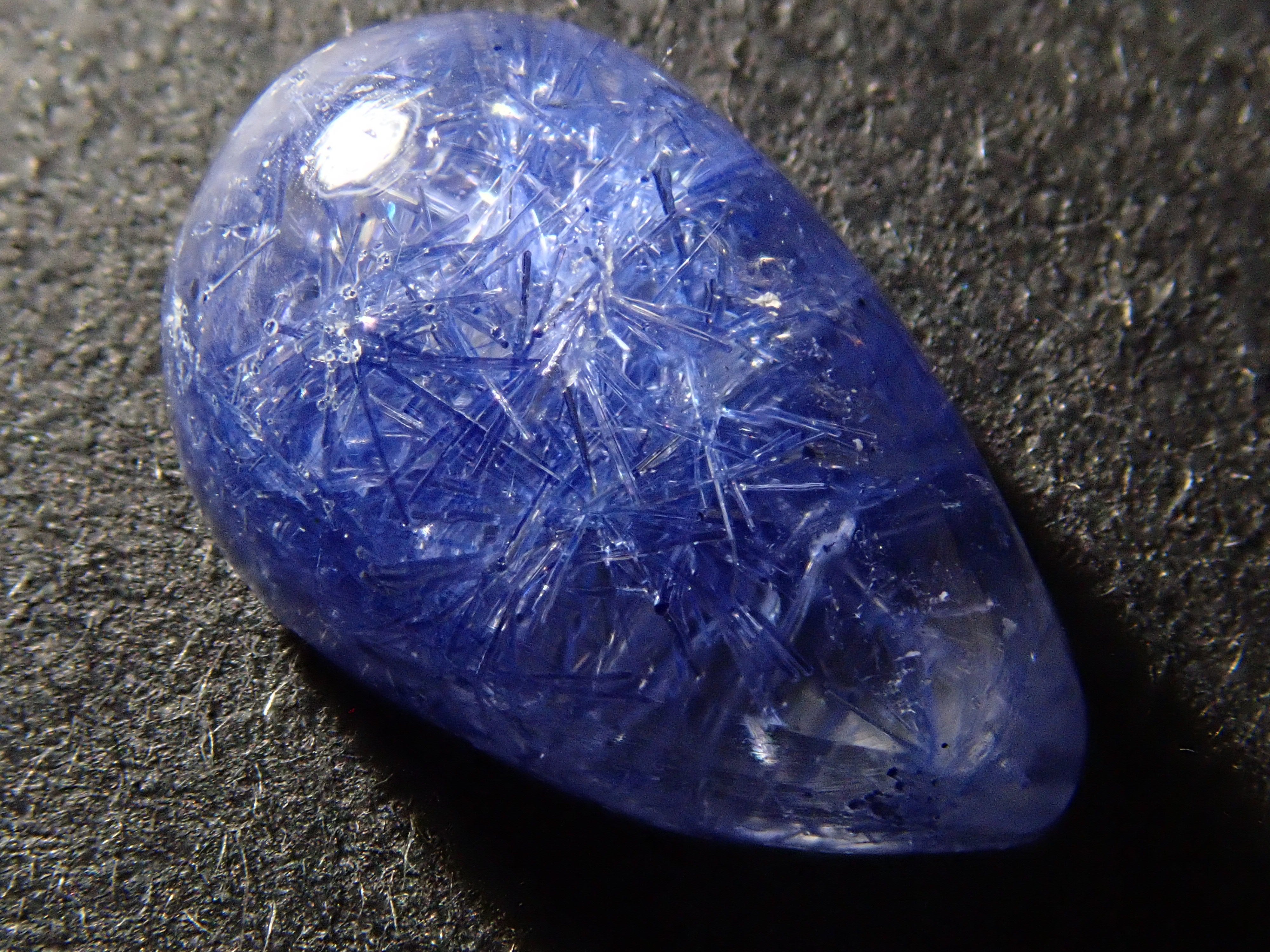 【12/17 22時販売】ブラジル産デュモルチェライトインクォーツ 2.012ctルース