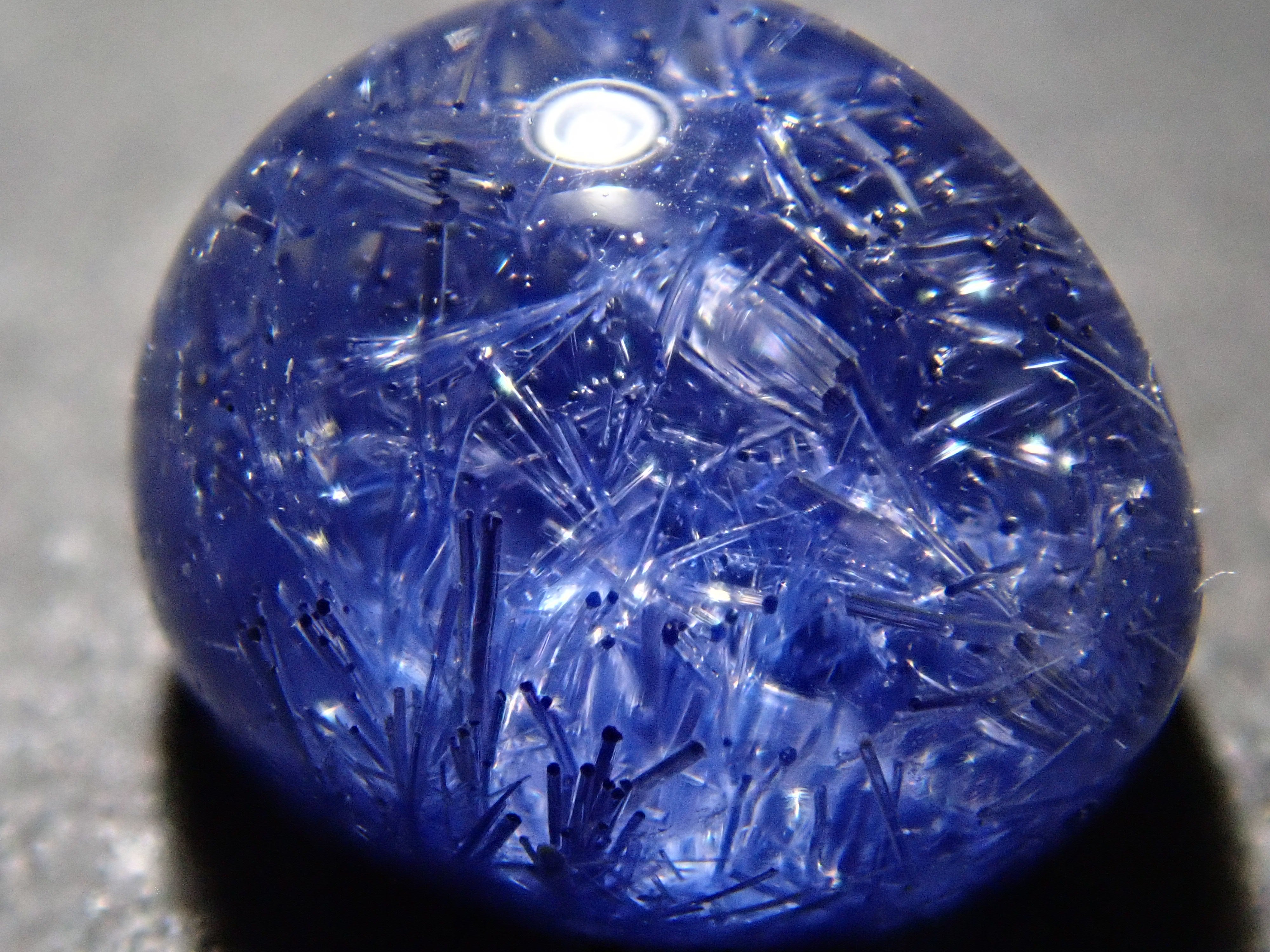 [12561680] Brazilian Dumortierite in Quartz 1.995ct Loose Stone