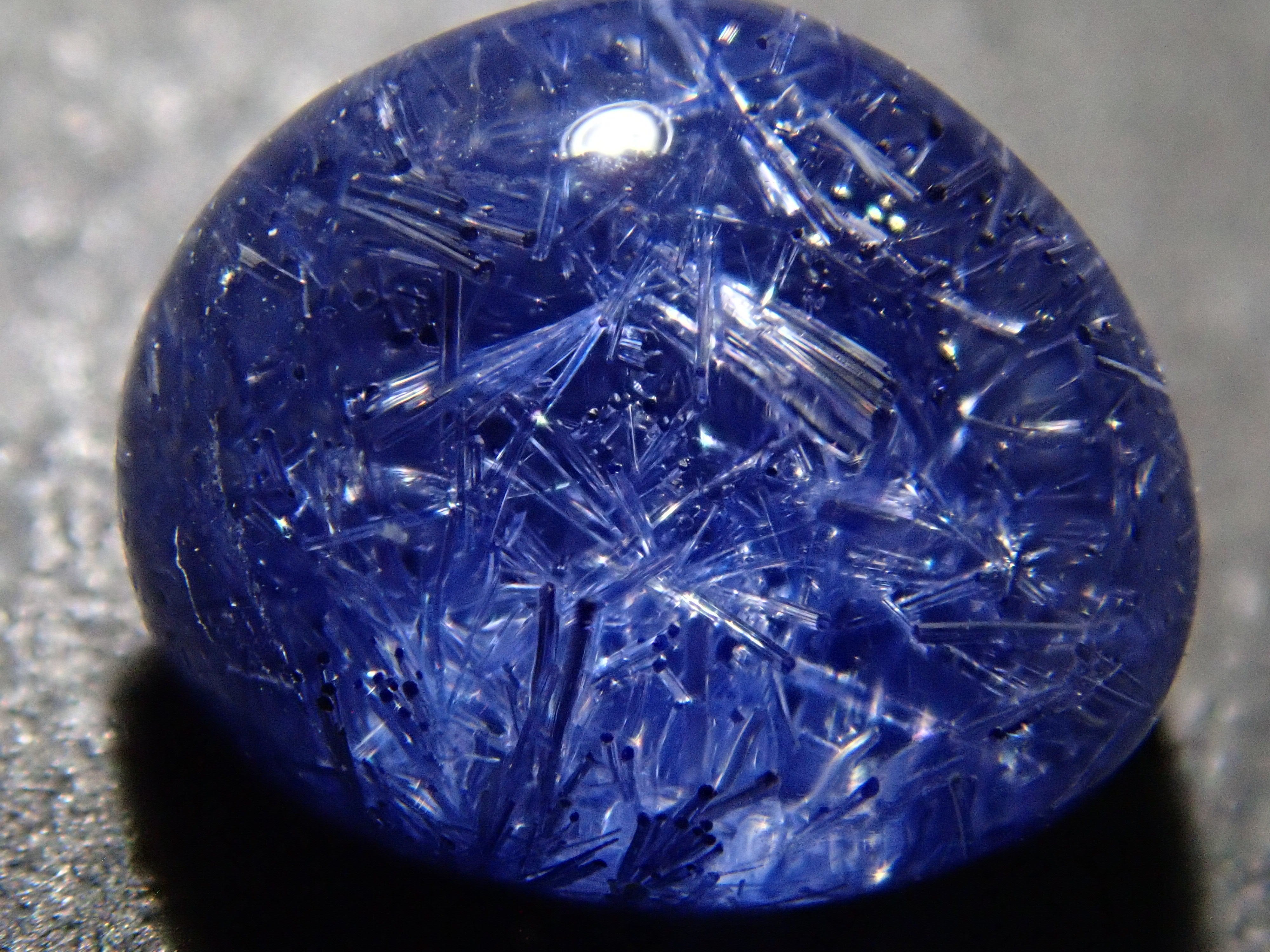 [12561680] Brazilian Dumortierite in Quartz 1.995ct Loose Stone