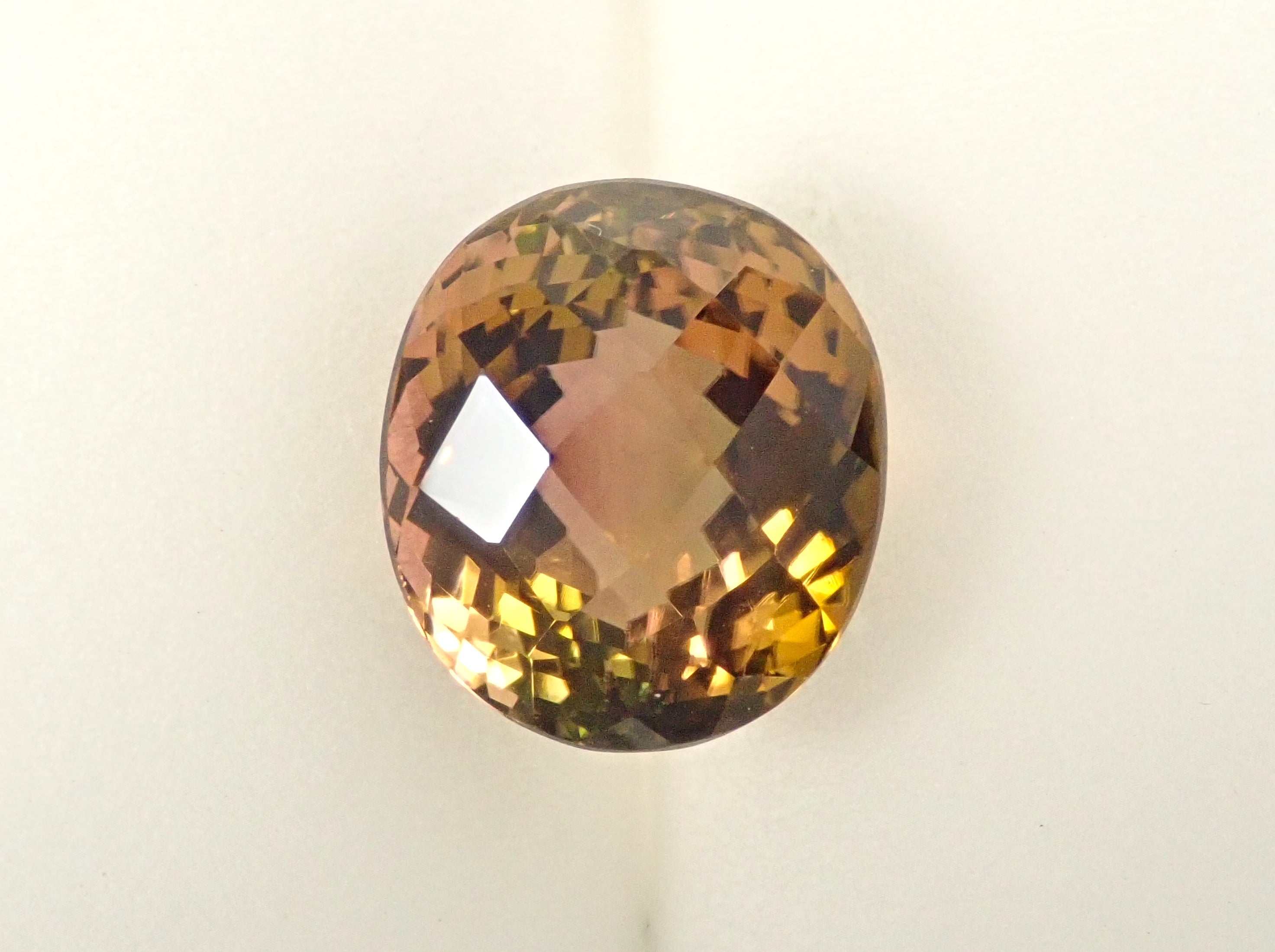 [12561686] Zambian Bicolor Tourmaline 6.536ct Loose