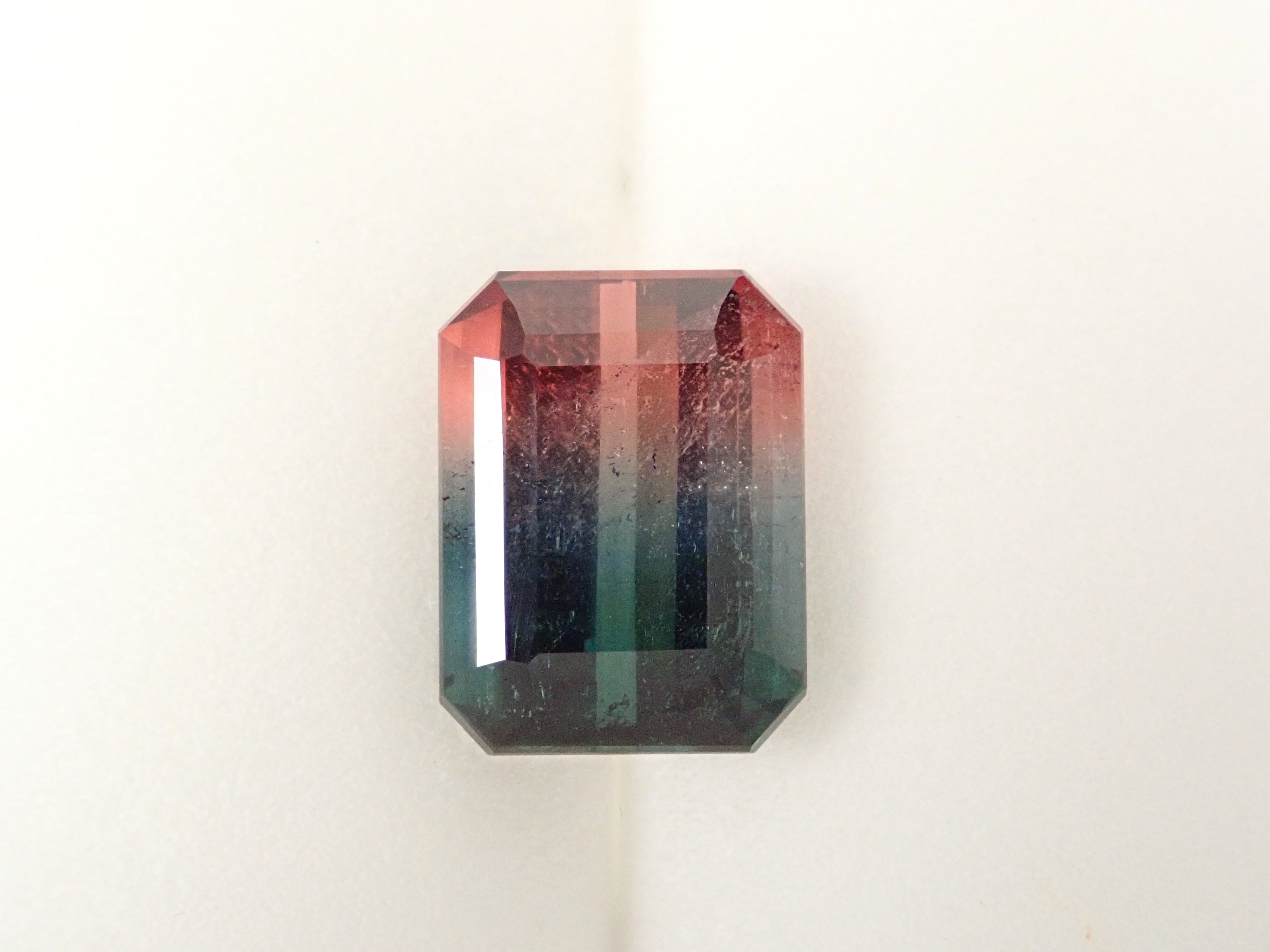 [12561688] Brazilian Bicolor Tourmaline 7.268ct Loose