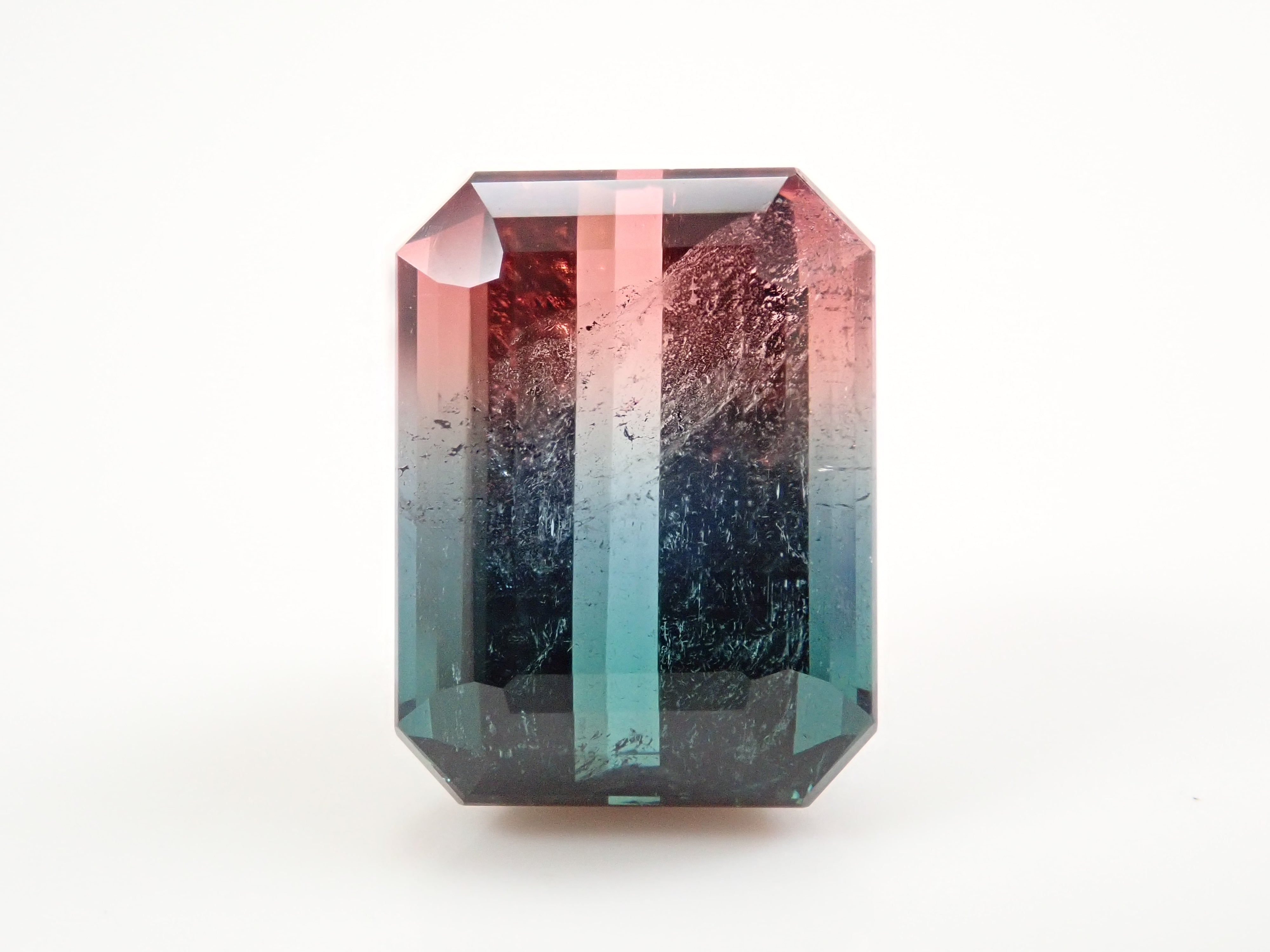 [12561688] Brazilian Bicolor Tourmaline 7.268ct Loose
