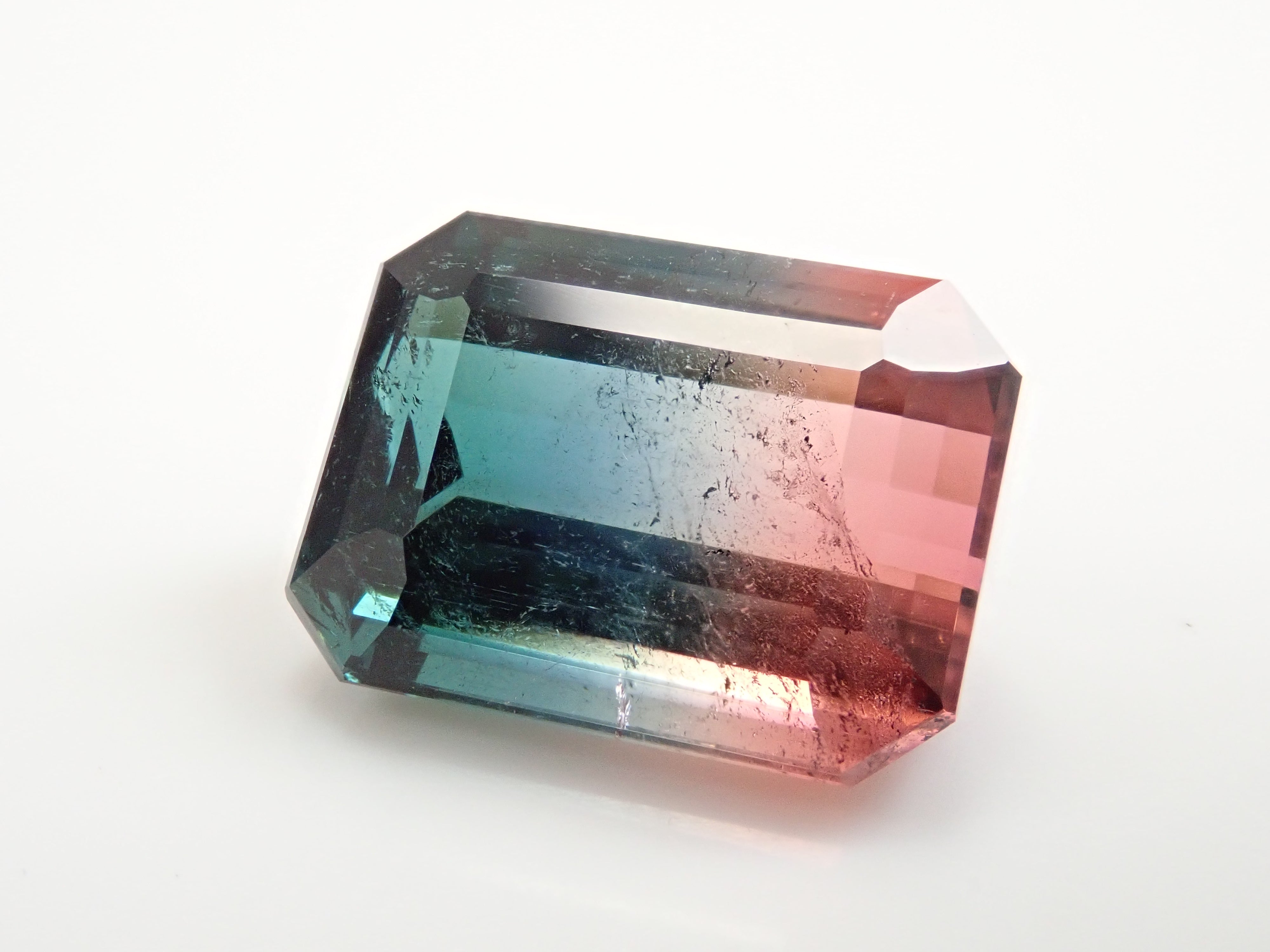 [12561688] Brazilian Bicolor Tourmaline 7.268ct Loose