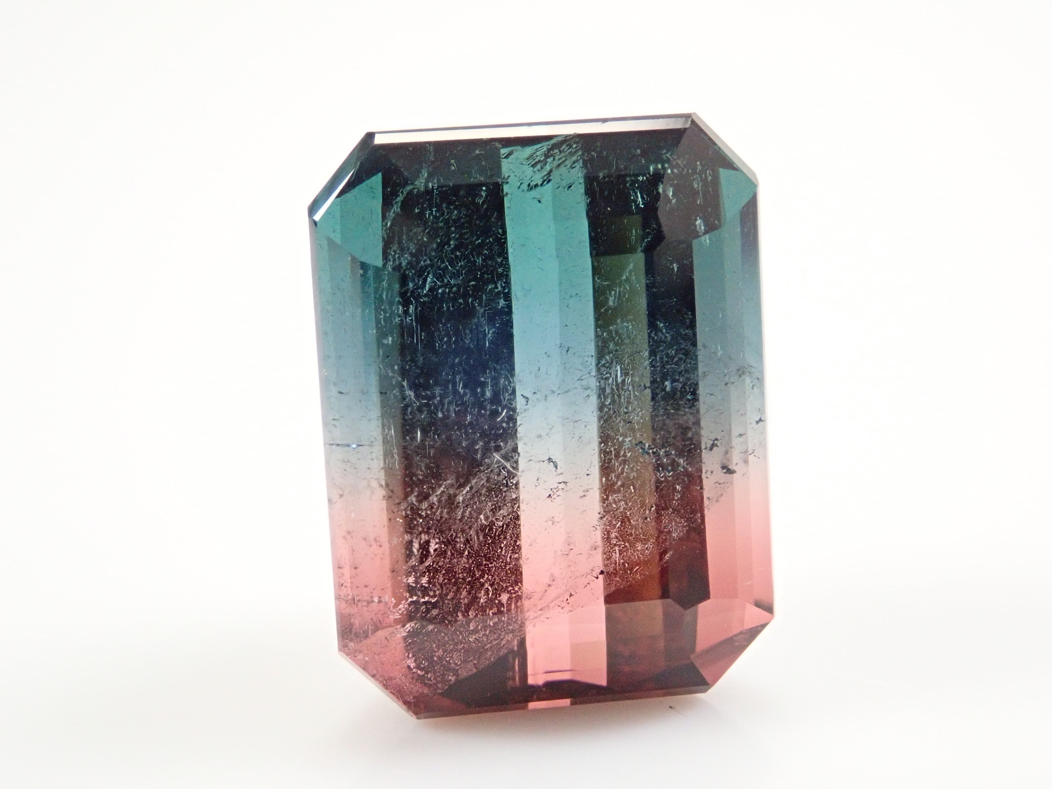 [12561688] Brazilian Bicolor Tourmaline 7.268ct Loose