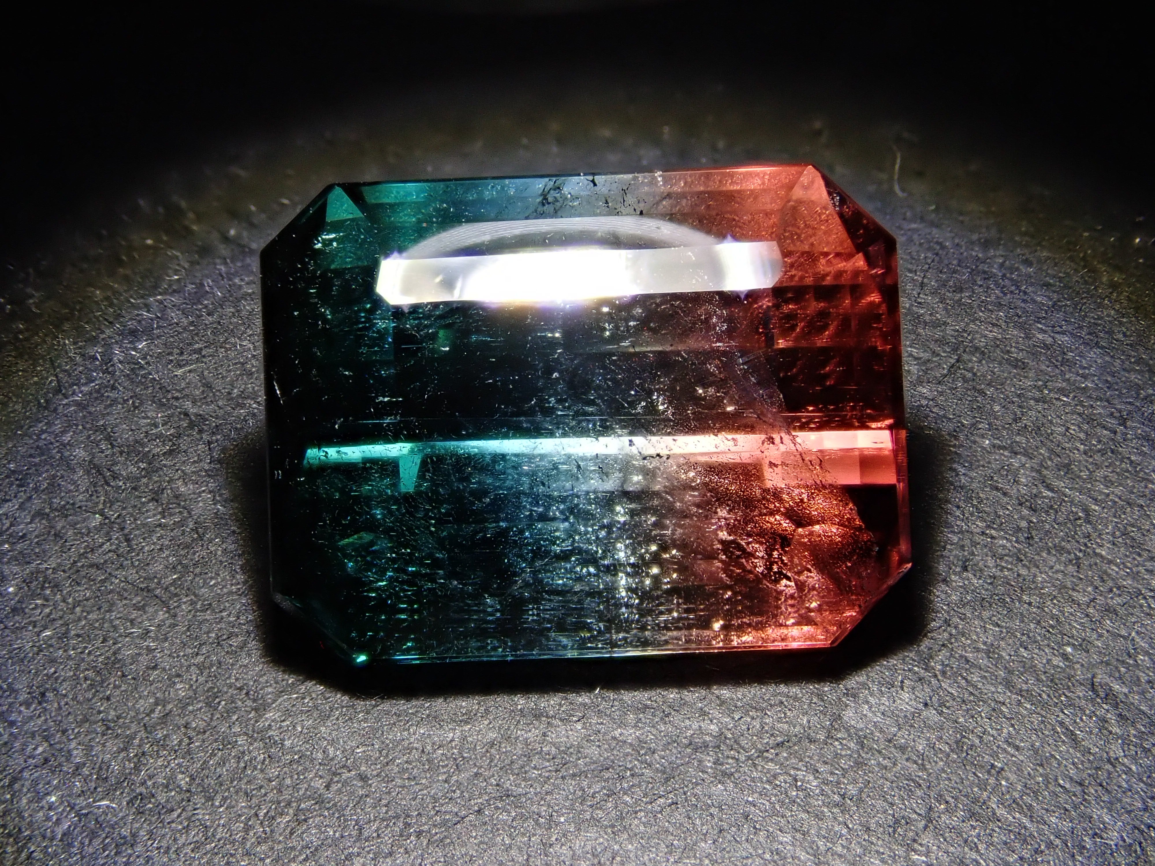 274 バイカラー トルマリン ブラジル産 結晶 原石 274 バイカラー トルマリン ブラジル産 結晶 原石