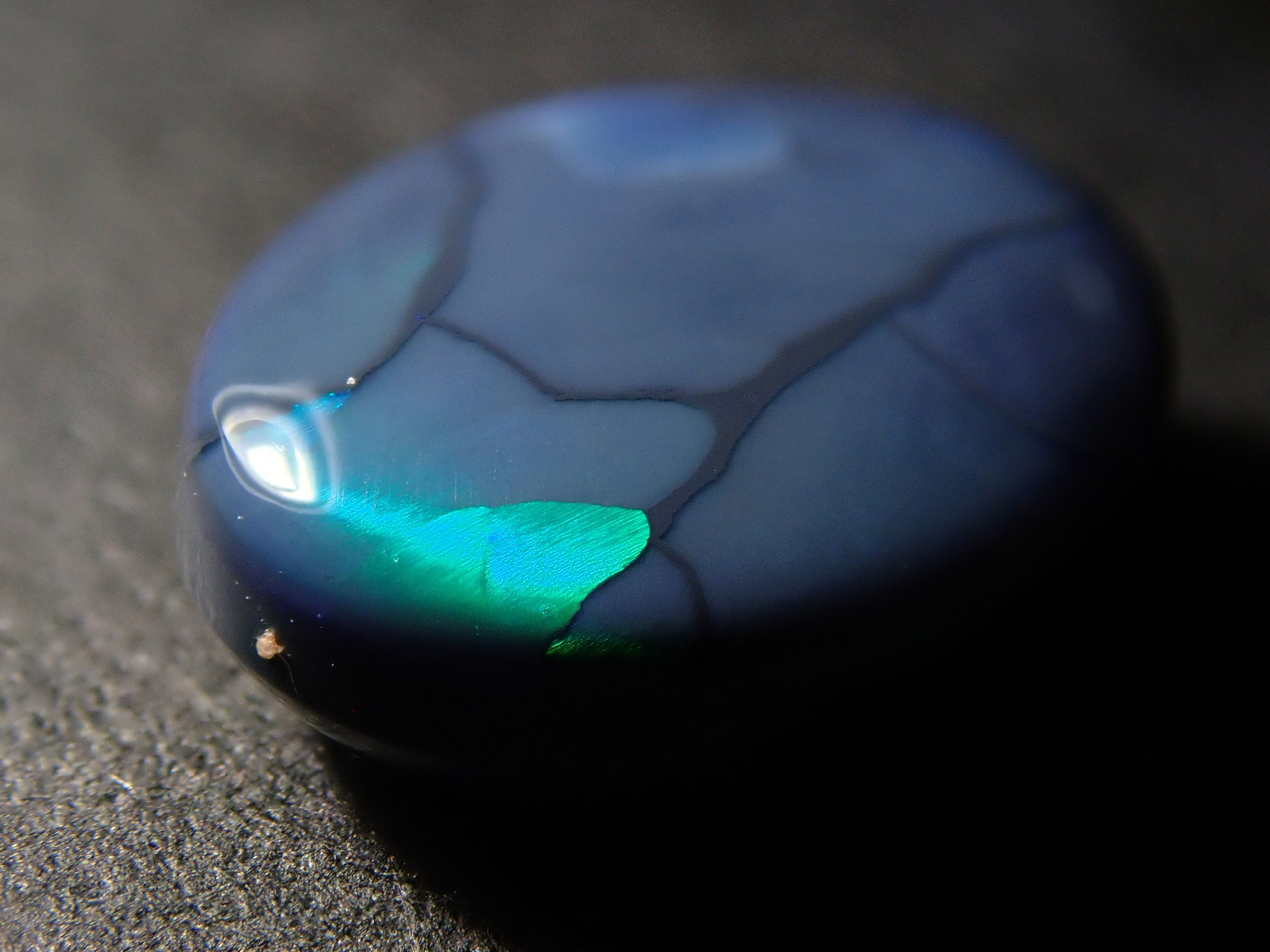 [12561694] Australian black opal 1.837ct loose