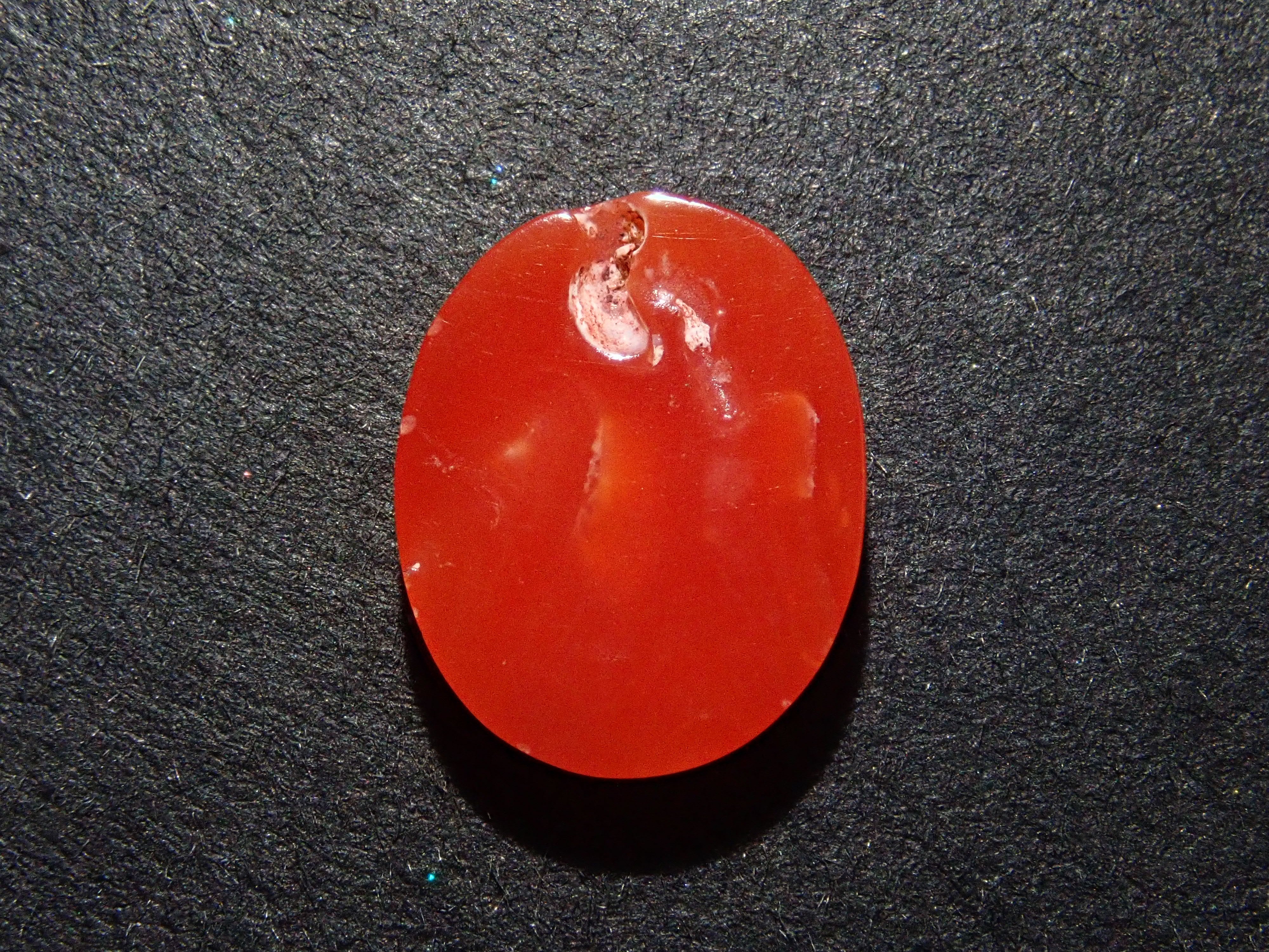 珊瑚ルース 12561719掲載】さんご (珊瑚) 1.406ctルース