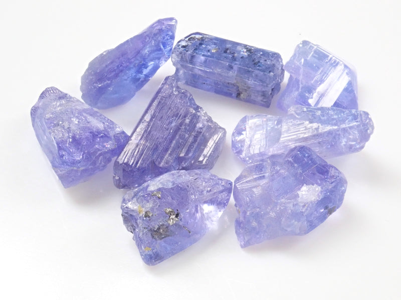 《Limited to 8 stones》 Tanzanite raw stone, loose 2 stone set (5.0-5.5mm)《Multiple purchase discount available》