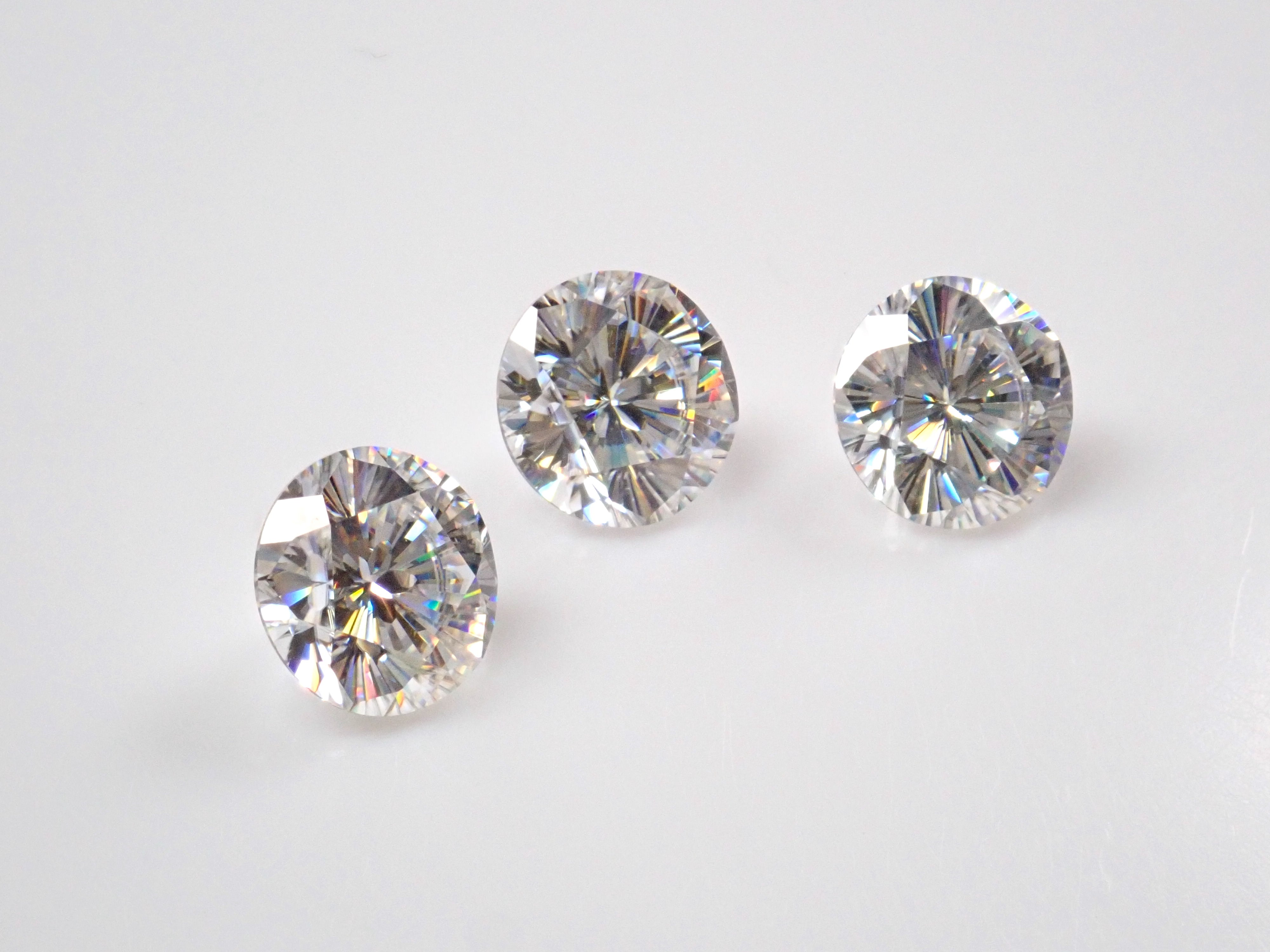 《Limited to 3 stones》Synthetic moissanite 8mm loose (white star cut)《Multiple purchase discount available》