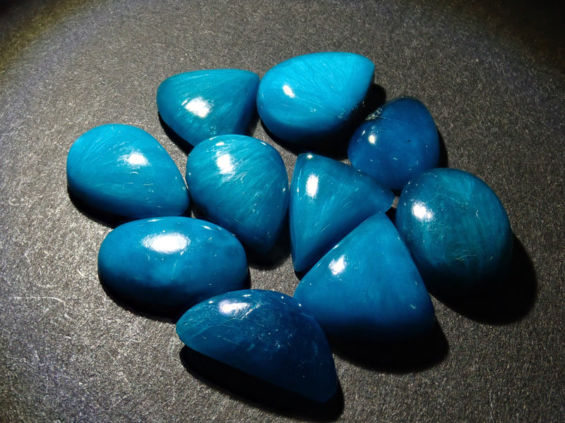 【Sv925】*青い宝石*　カバンサイトリング 9.5号　〜インド産〜パワーストーン