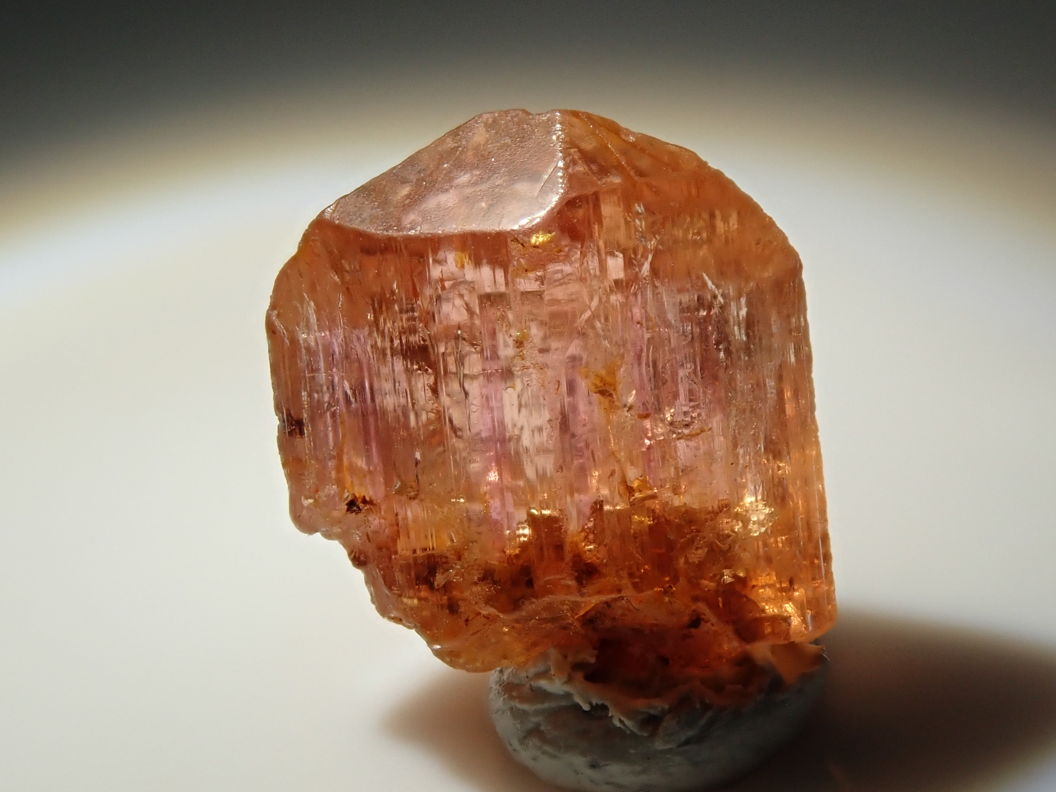 大粒5.56ctのインペリアルトパーズ　ソーティングメモ付き 大粒5.56ctのインペリアルトパーズソーティングメモ付き