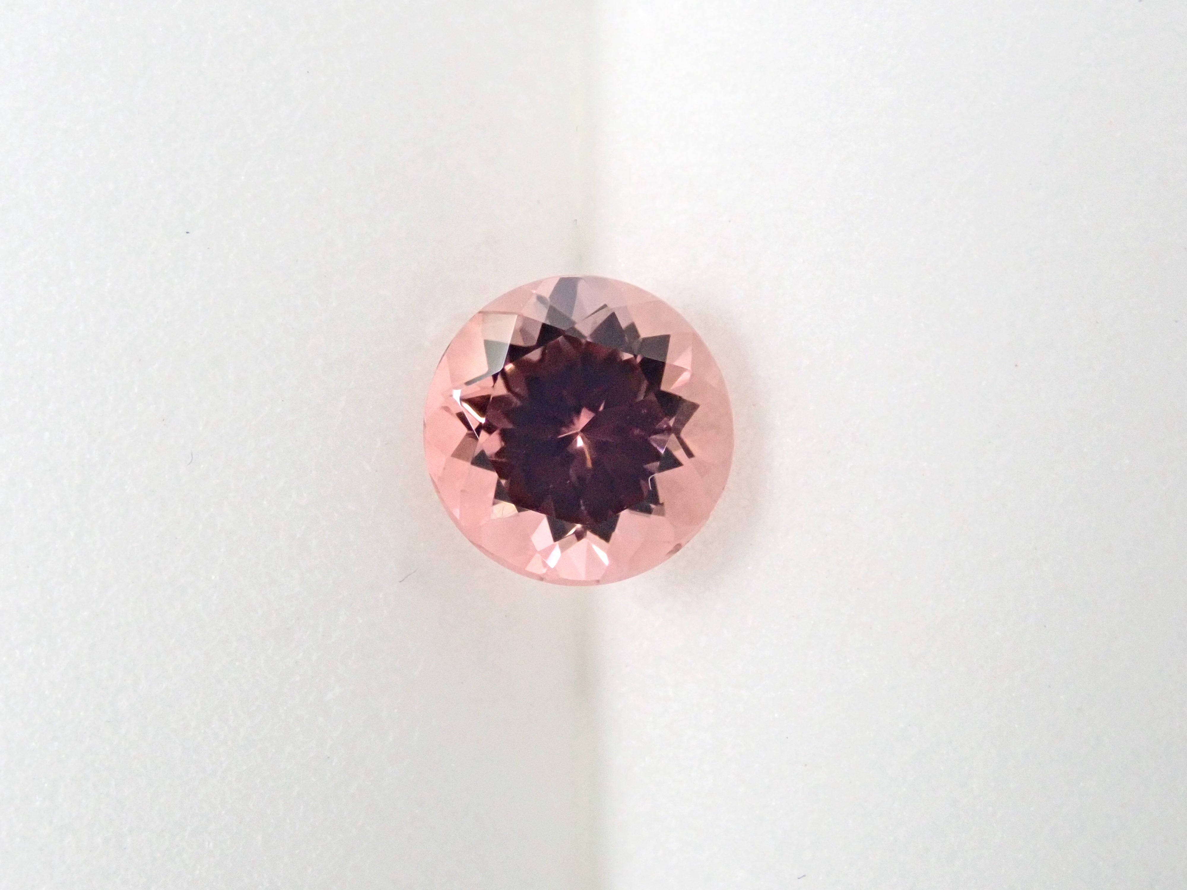 Pink tourmaline 6mm/0.940ct loose