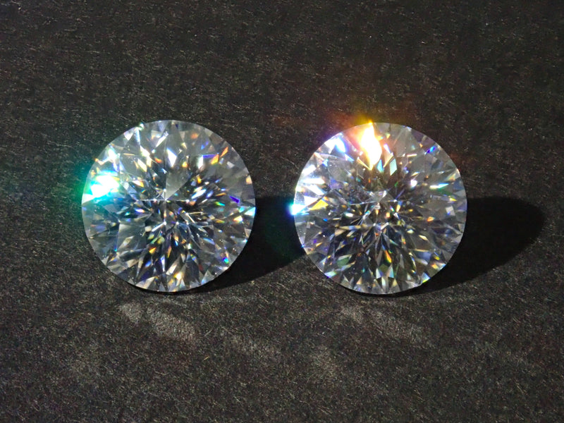 《Limited to 2 stones》Synthetic moissanite 1 stone loose (Empire cut, 8mm)《Multiple purchase discount available》
