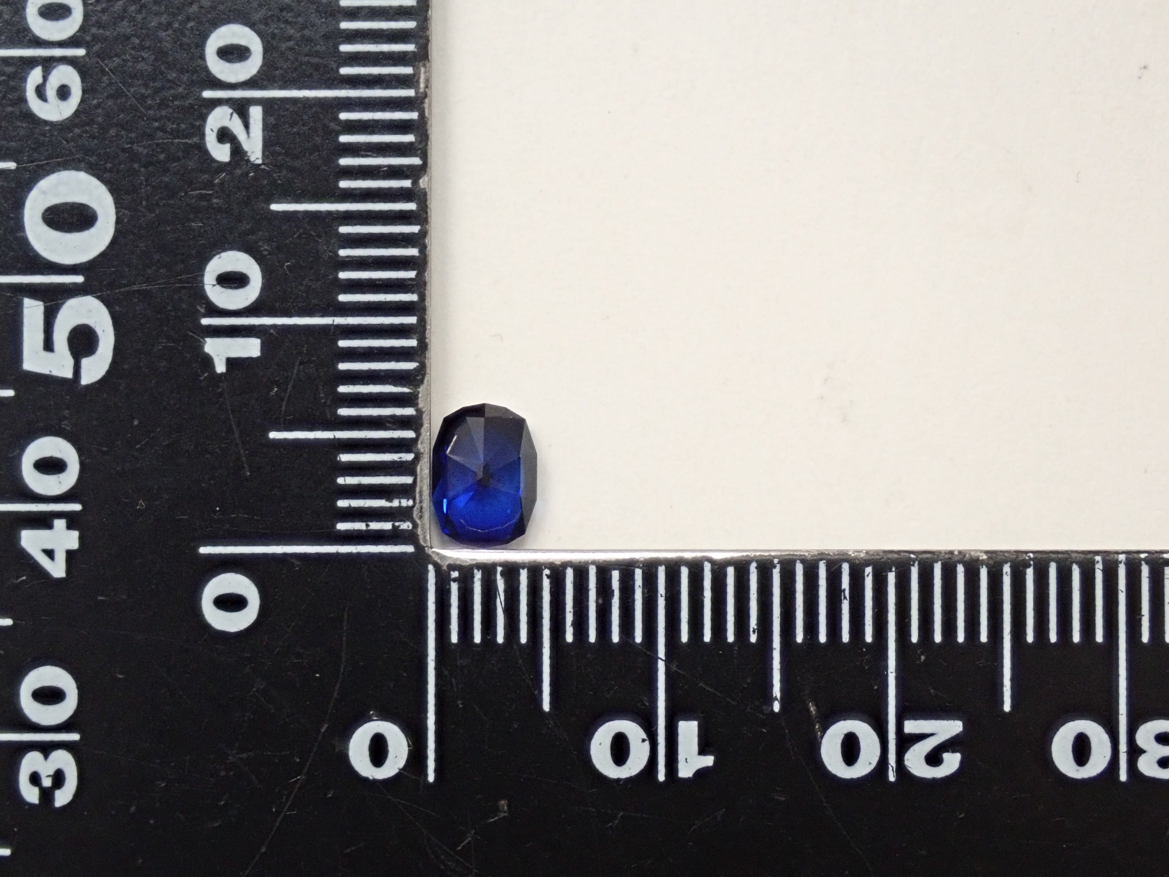[12561450] Synthetic sapphire 0.879ct loose stone